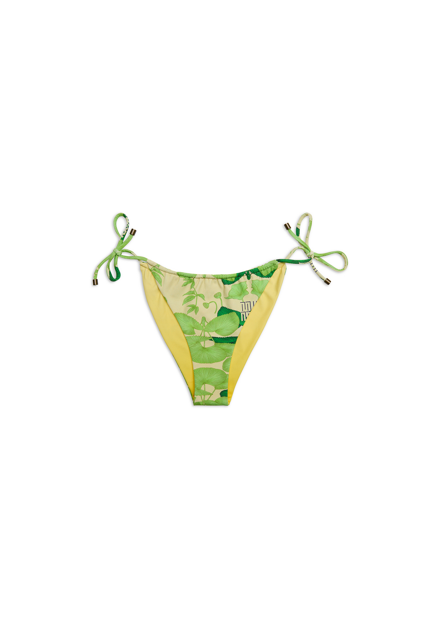 Yin Lotus Illustrated Reversible Bikini Bottom