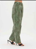 Sage Leather Mars Pant
