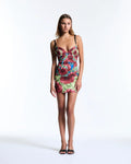 Mixed Floral Celine Mini Dress - MUMA WORLD