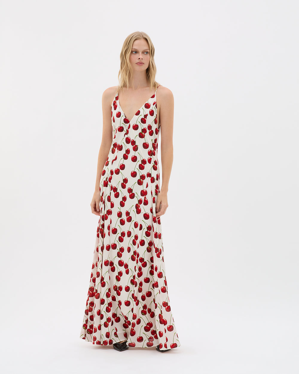 OMIGHTY cherry dress Lサイズ White Cherry Altair Dress