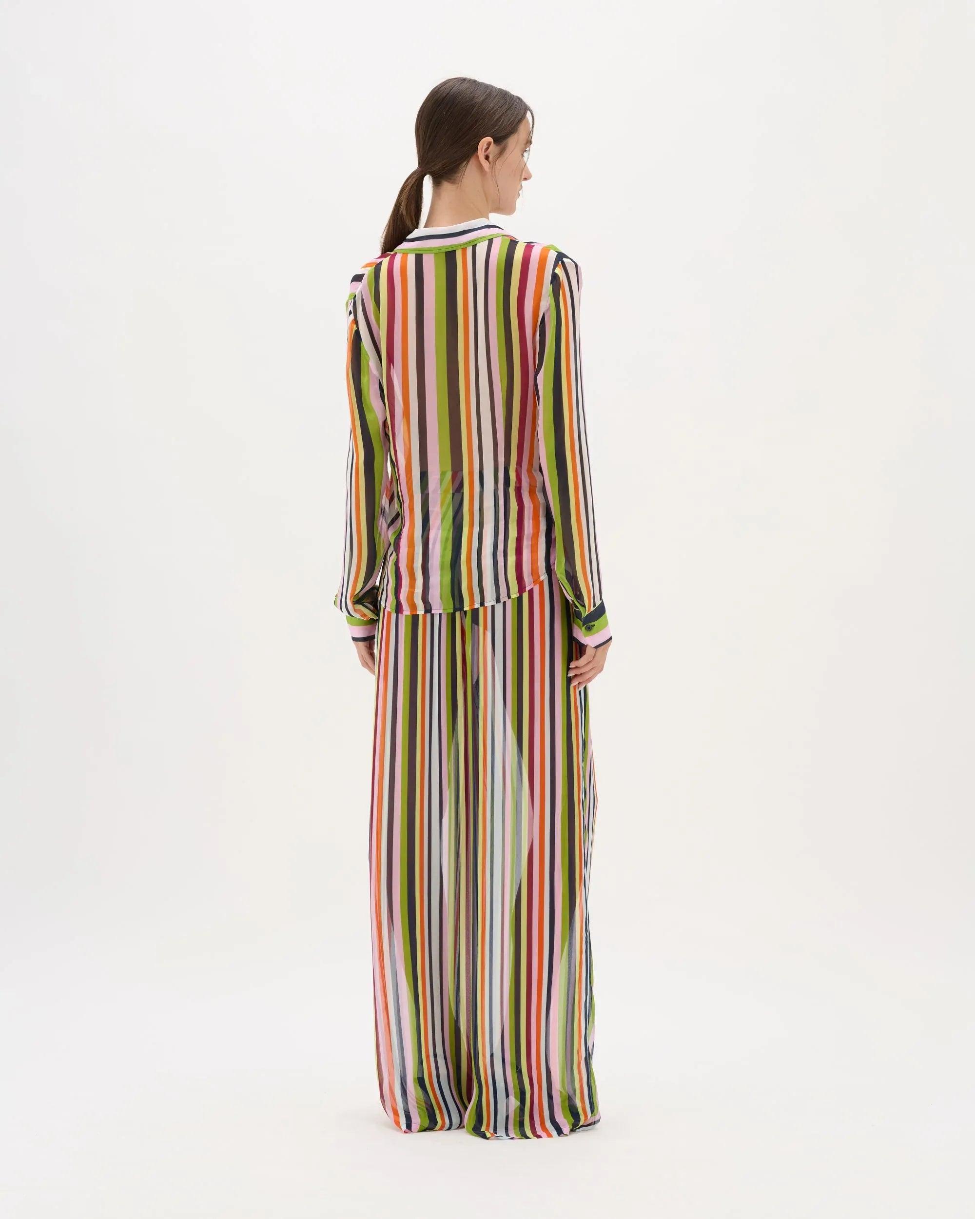 CARNIVALE STRIPE ASTRID SHIRT - MUMA WORLD