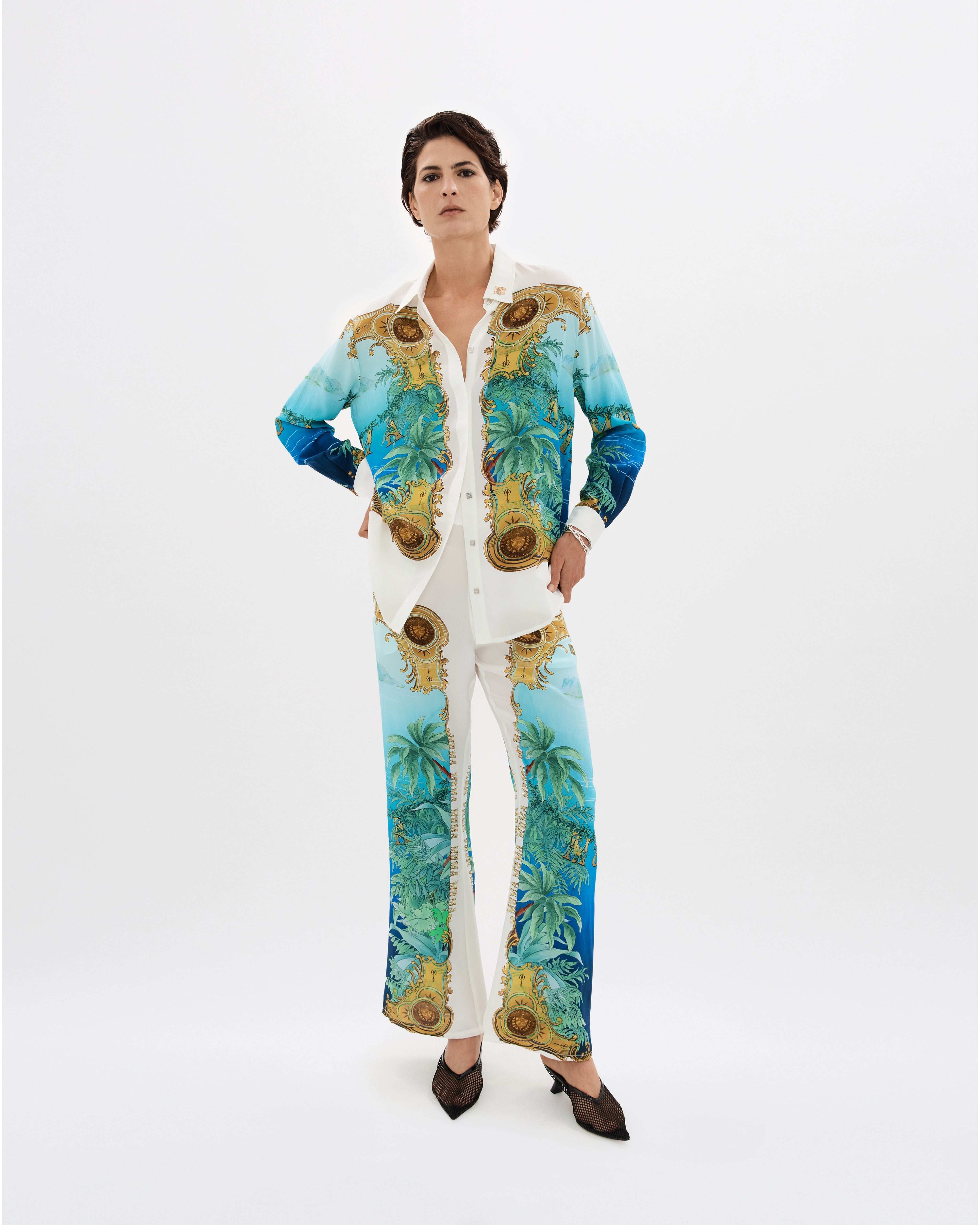 Blue Cigar Long Sleeve Shirt