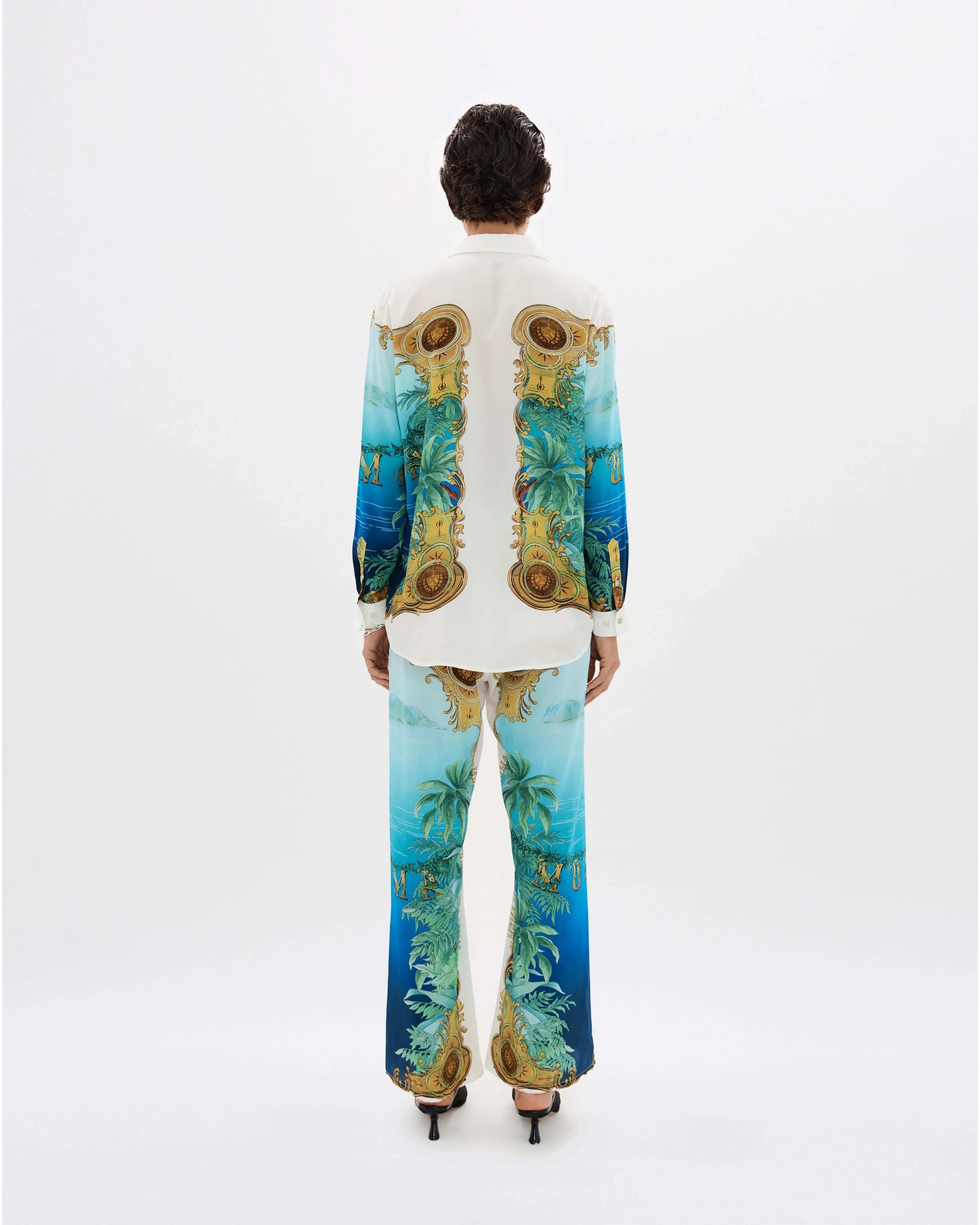 Blue Cigar Long Sleeve Shirt - MUMA WORLD