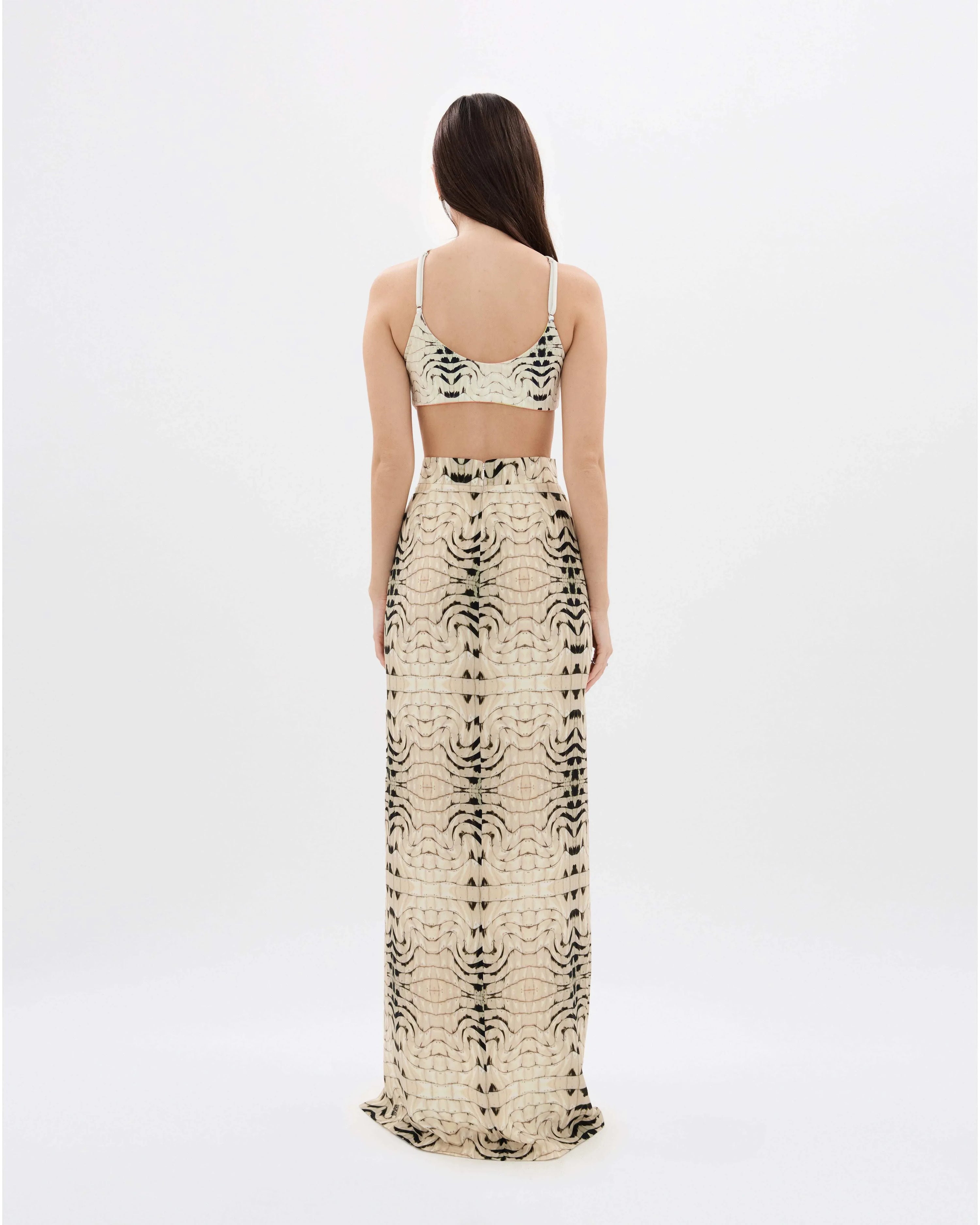 Cuban Crocodile Altas Tailored Skirt - MUMA WORLD