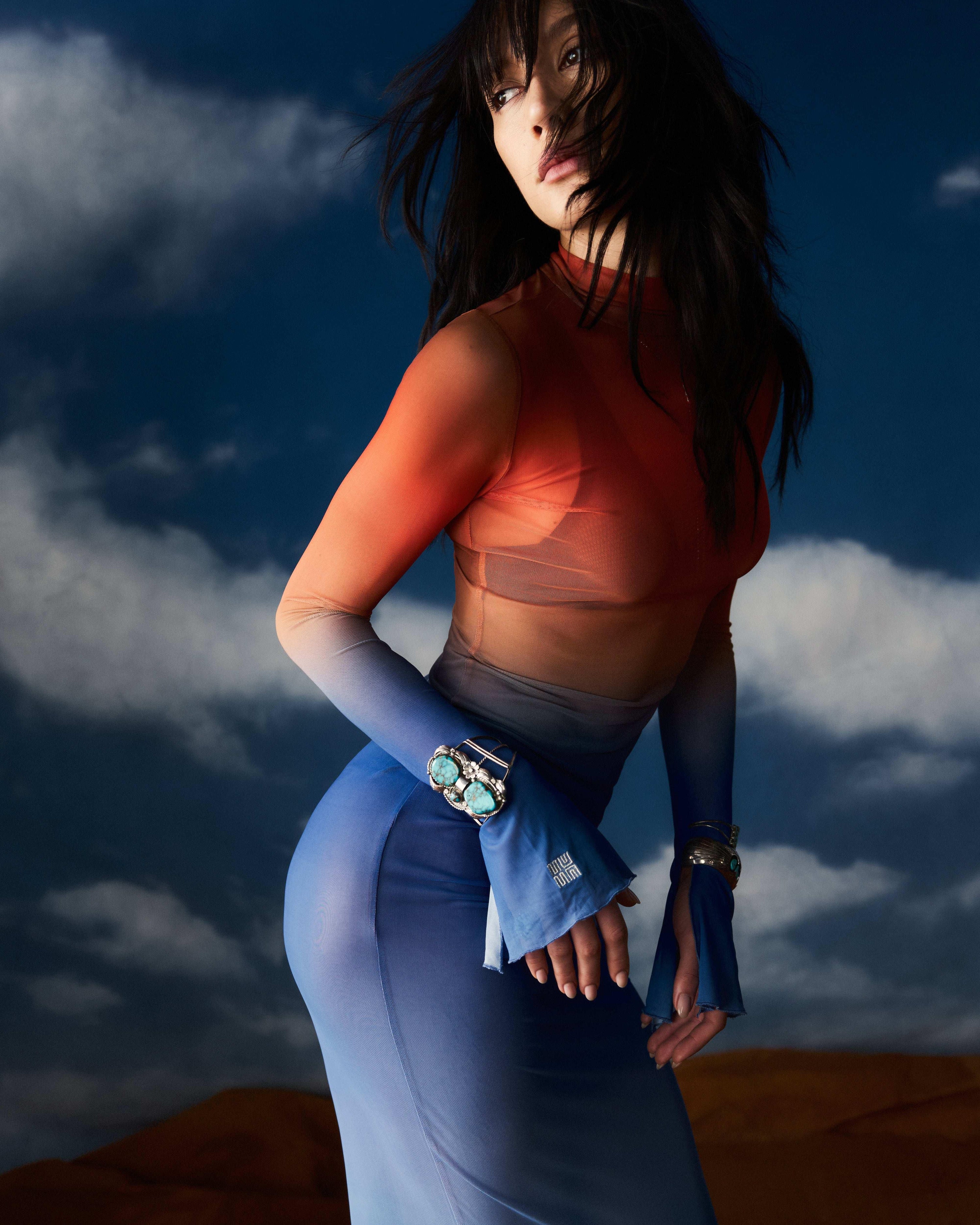 Desert Mesh Phoenix Dress - MUMA WORLD