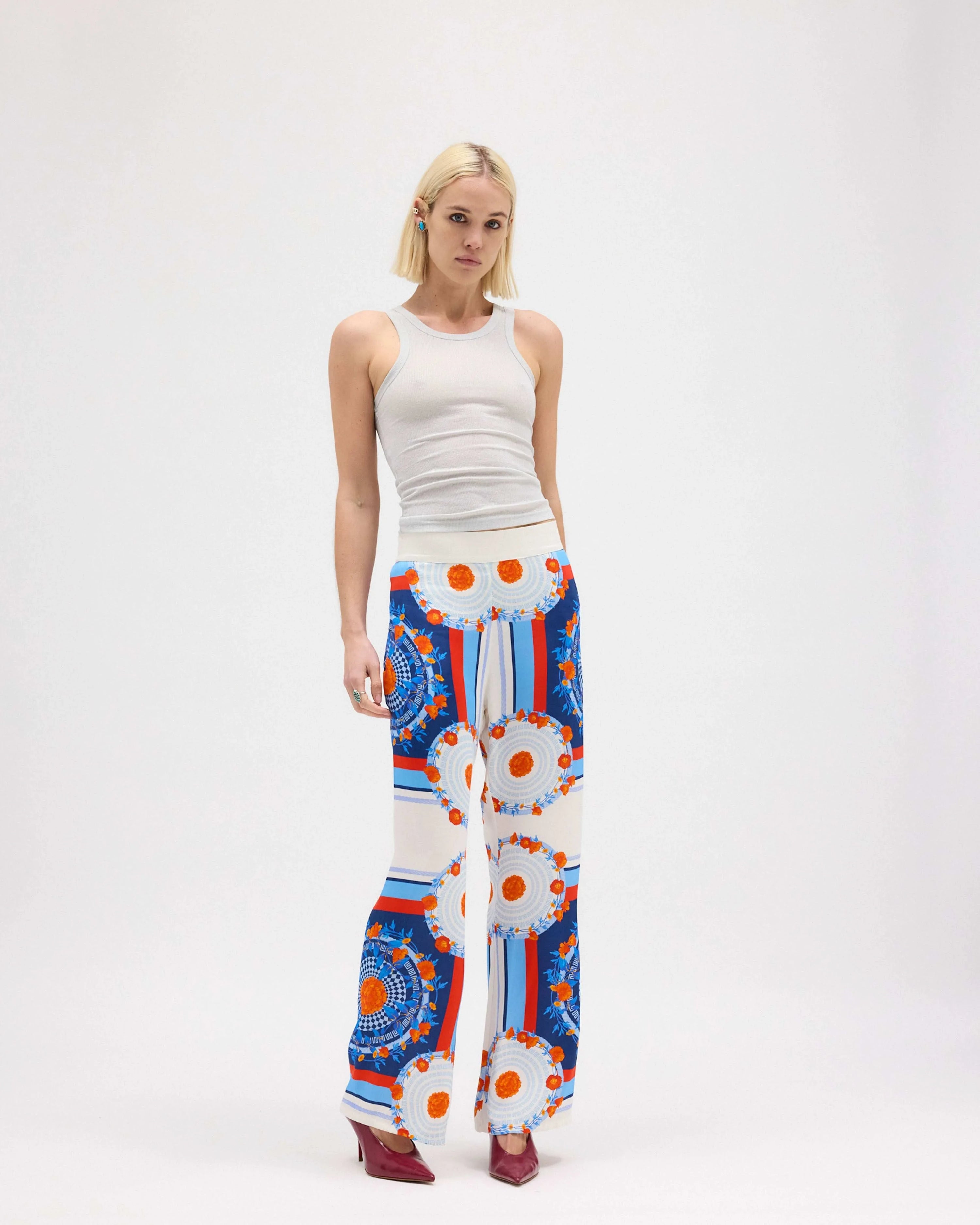 Silver Metallic Ribbed Cami - MUMA WORLD