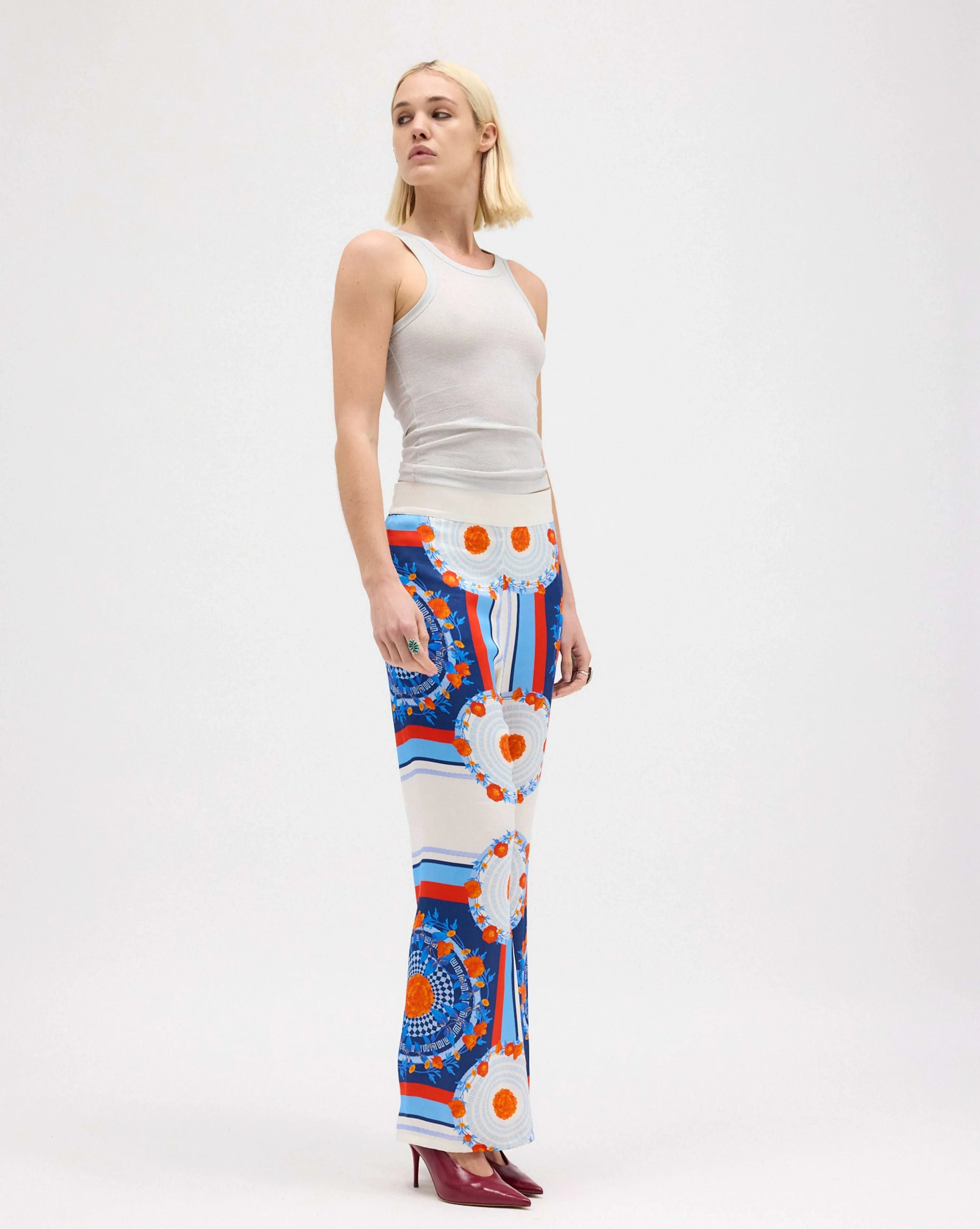 Silver Metallic Ribbed Cami - MUMA WORLD