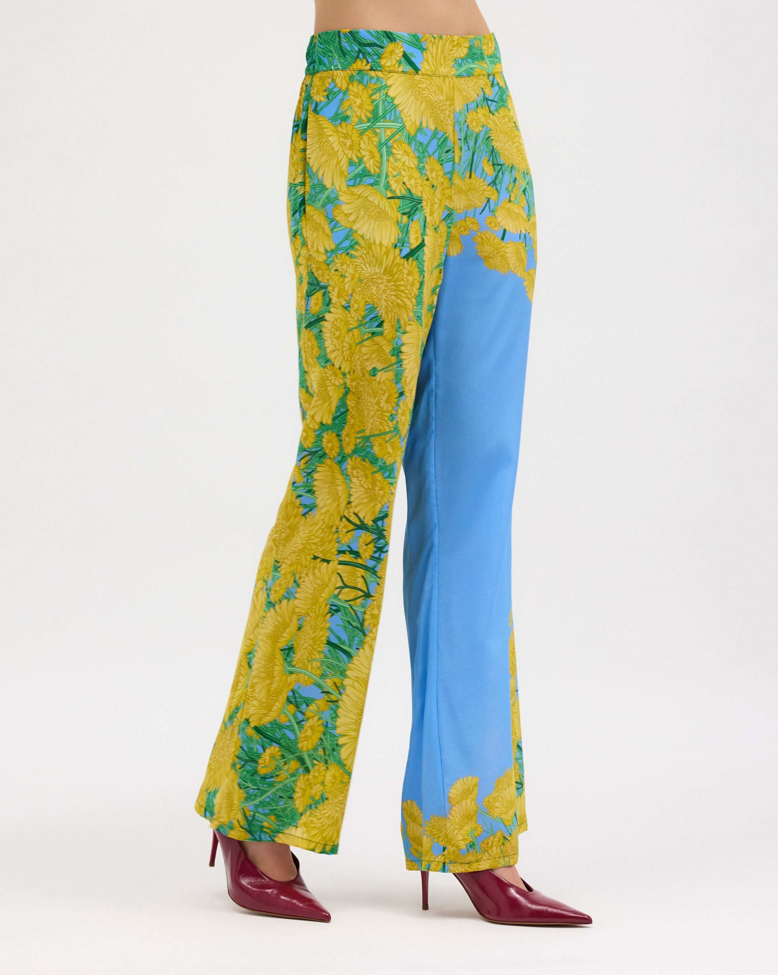 Dandelion Silk Chiffon Pants