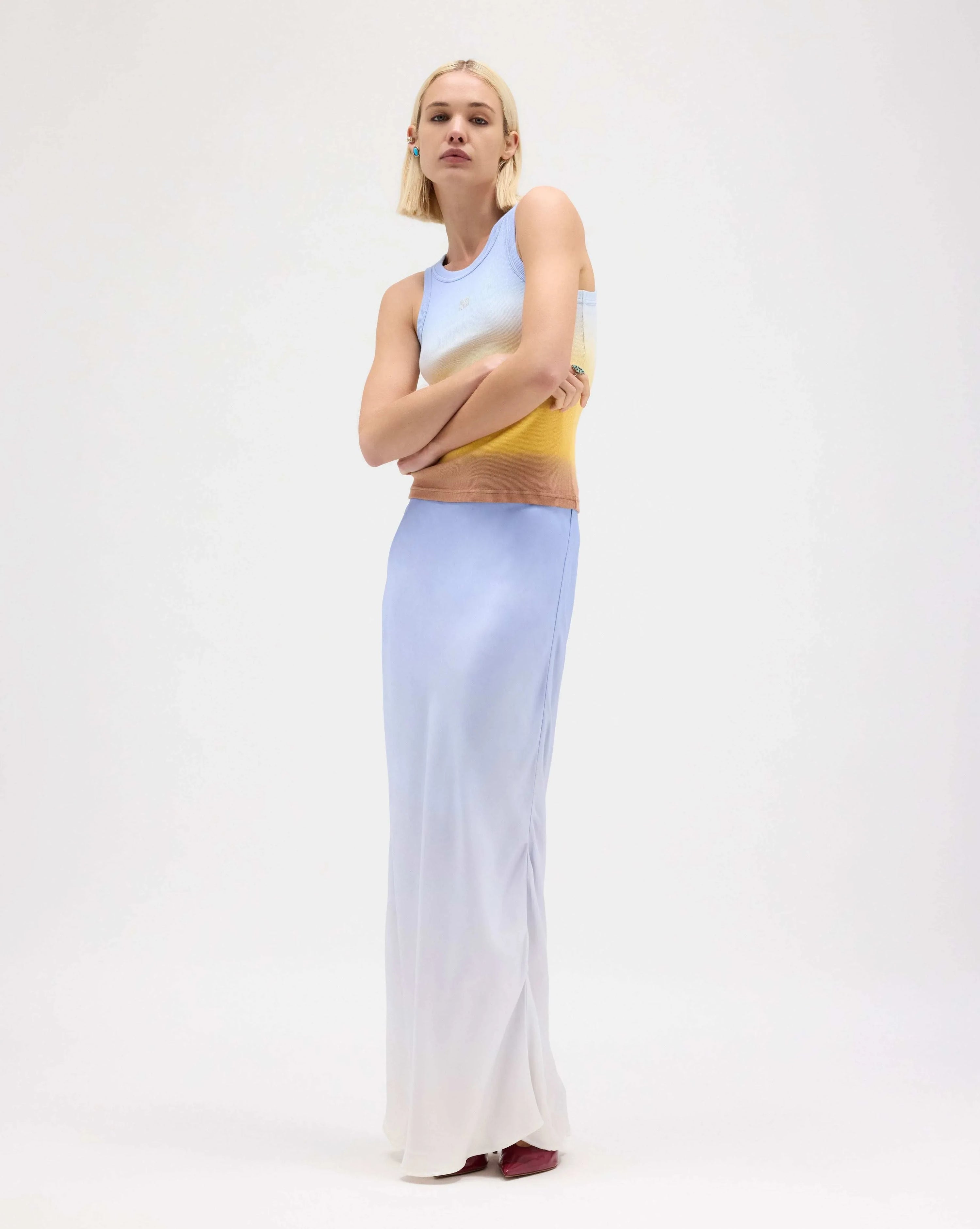 Salt Bias Maxi Skirt - MUMA WORLD