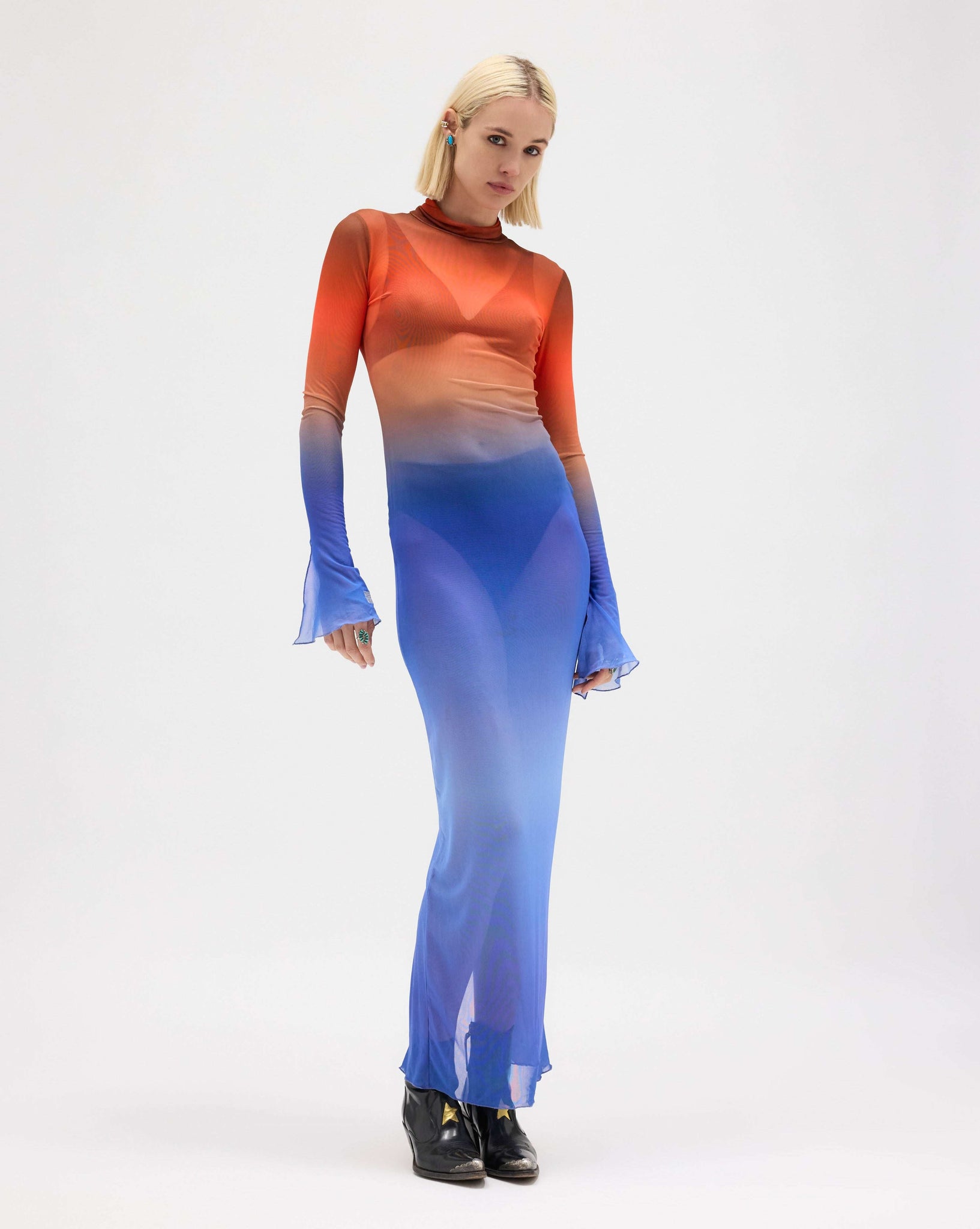 Desert Mesh Phoenix Dress