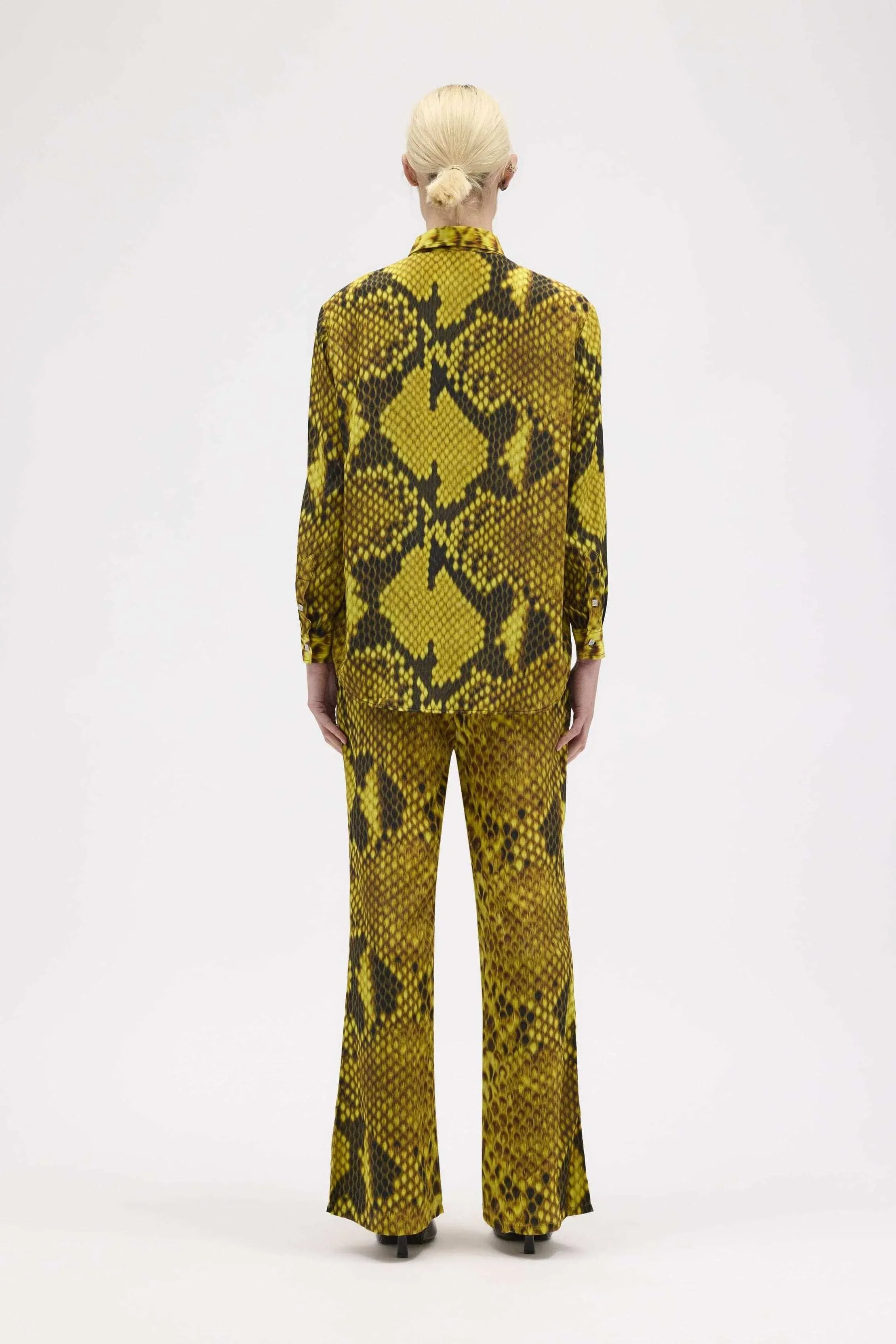 Serpentis Silk Chiffon Pants - MUMA WORLD