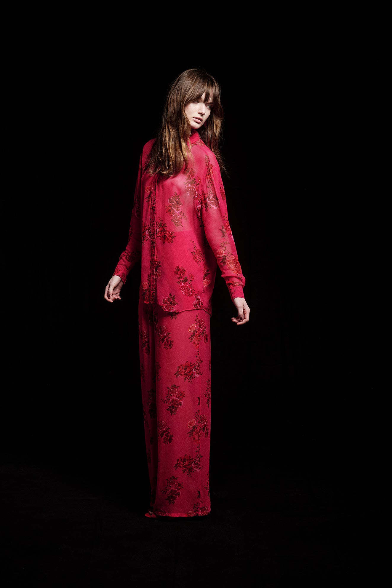 Magenta Bloom Mikel Pant