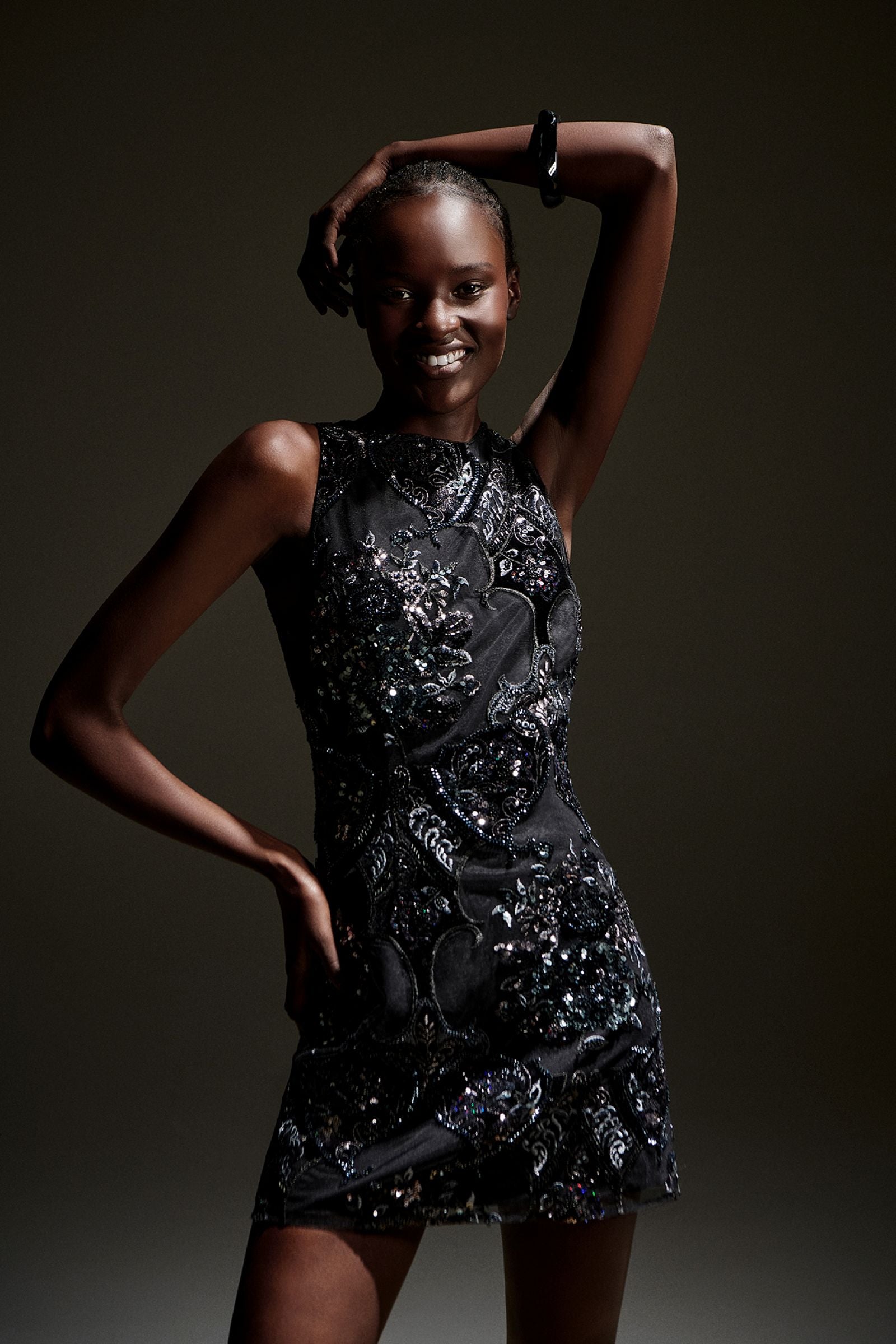 Sphinx Beaded Electra Dress