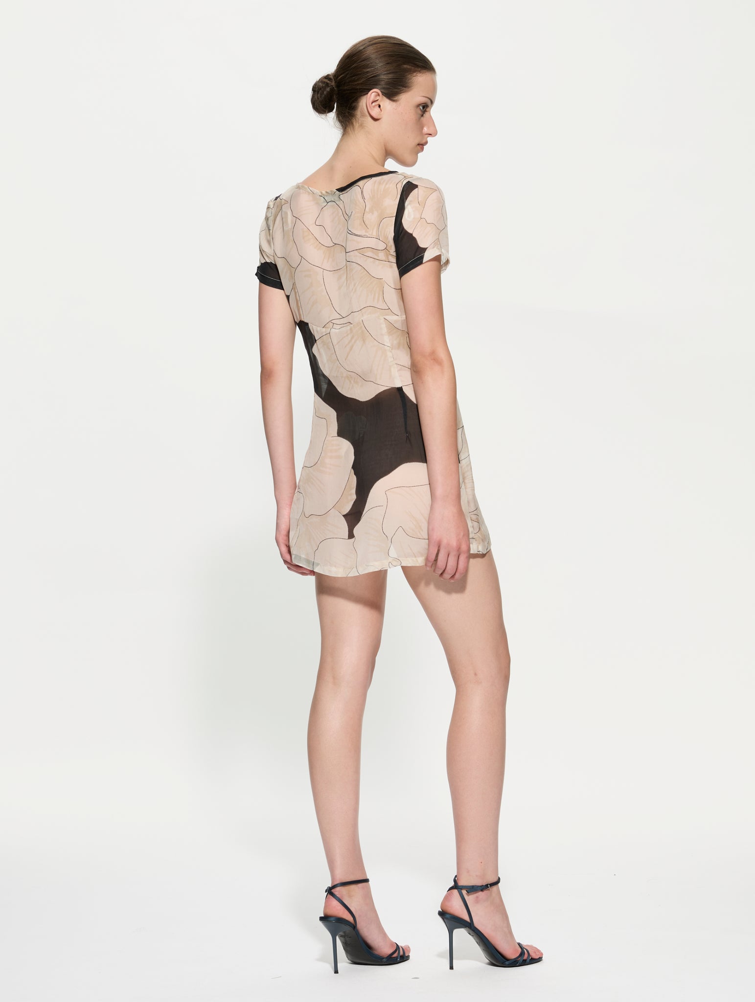 Noir Moschata Organza Mini Dress