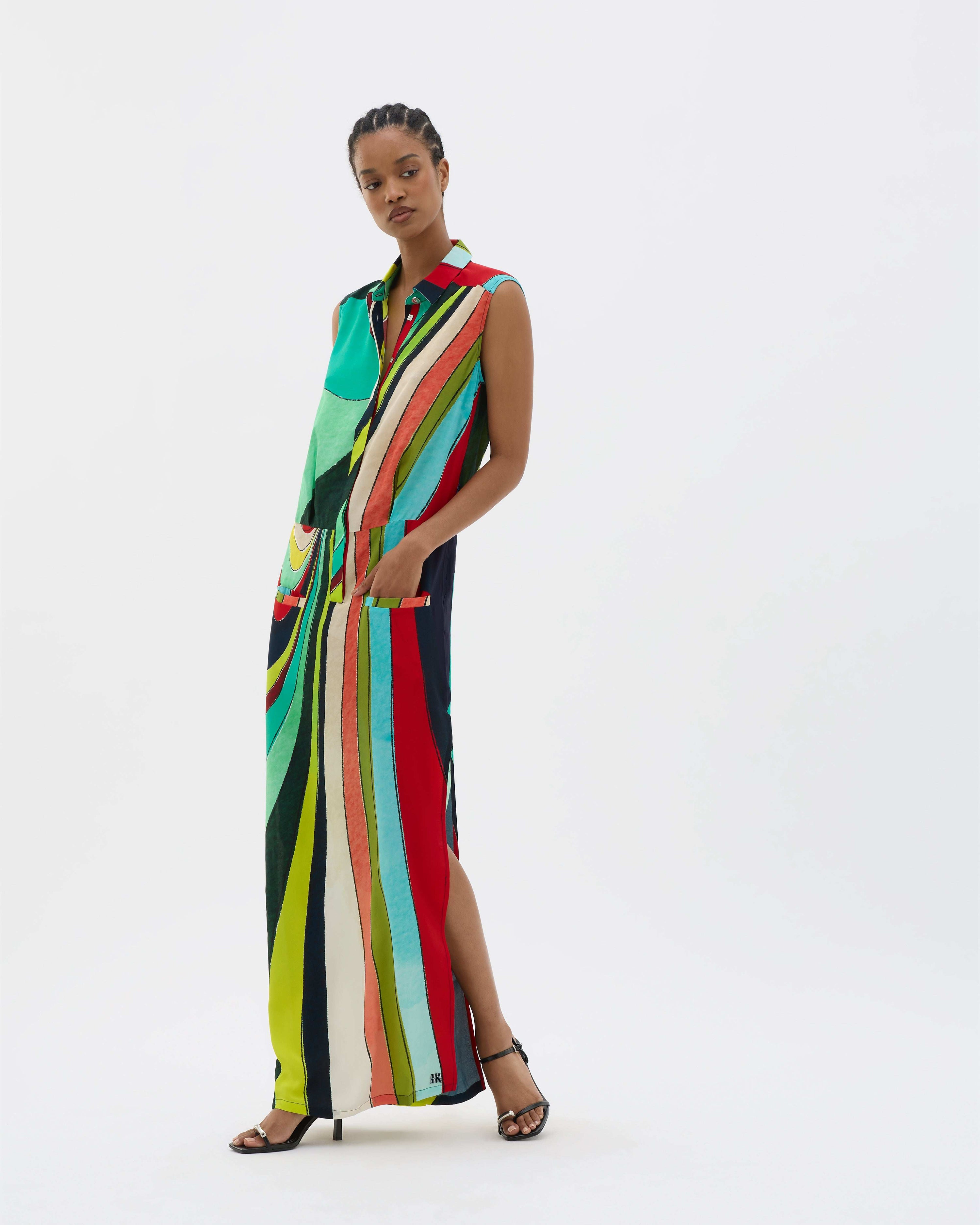 Calmar Sleeveless Saggita - MUMA WORLD  Dress