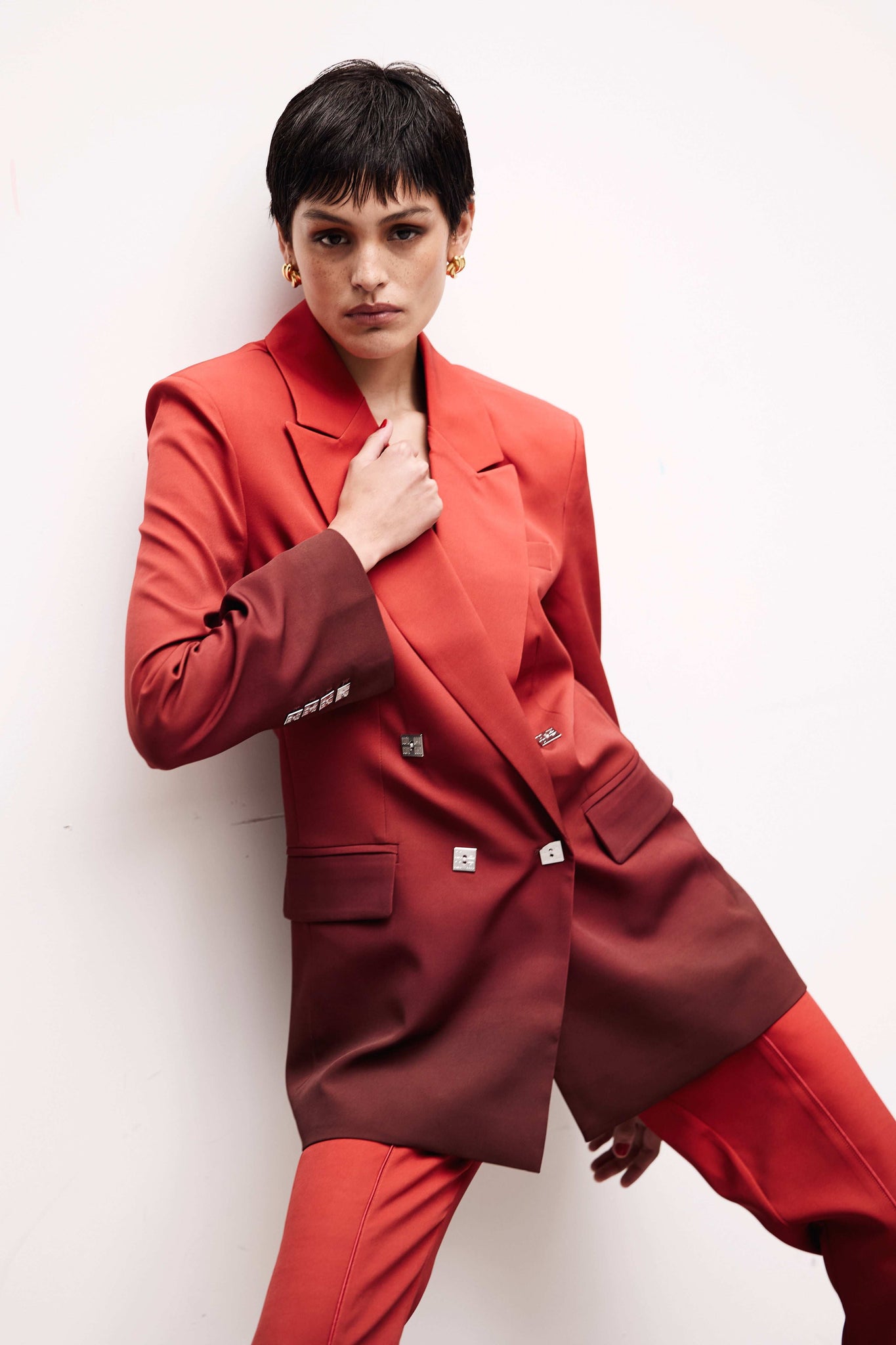 Cherry Night Oversized Blazer - MUMA WORLD  Jacket
