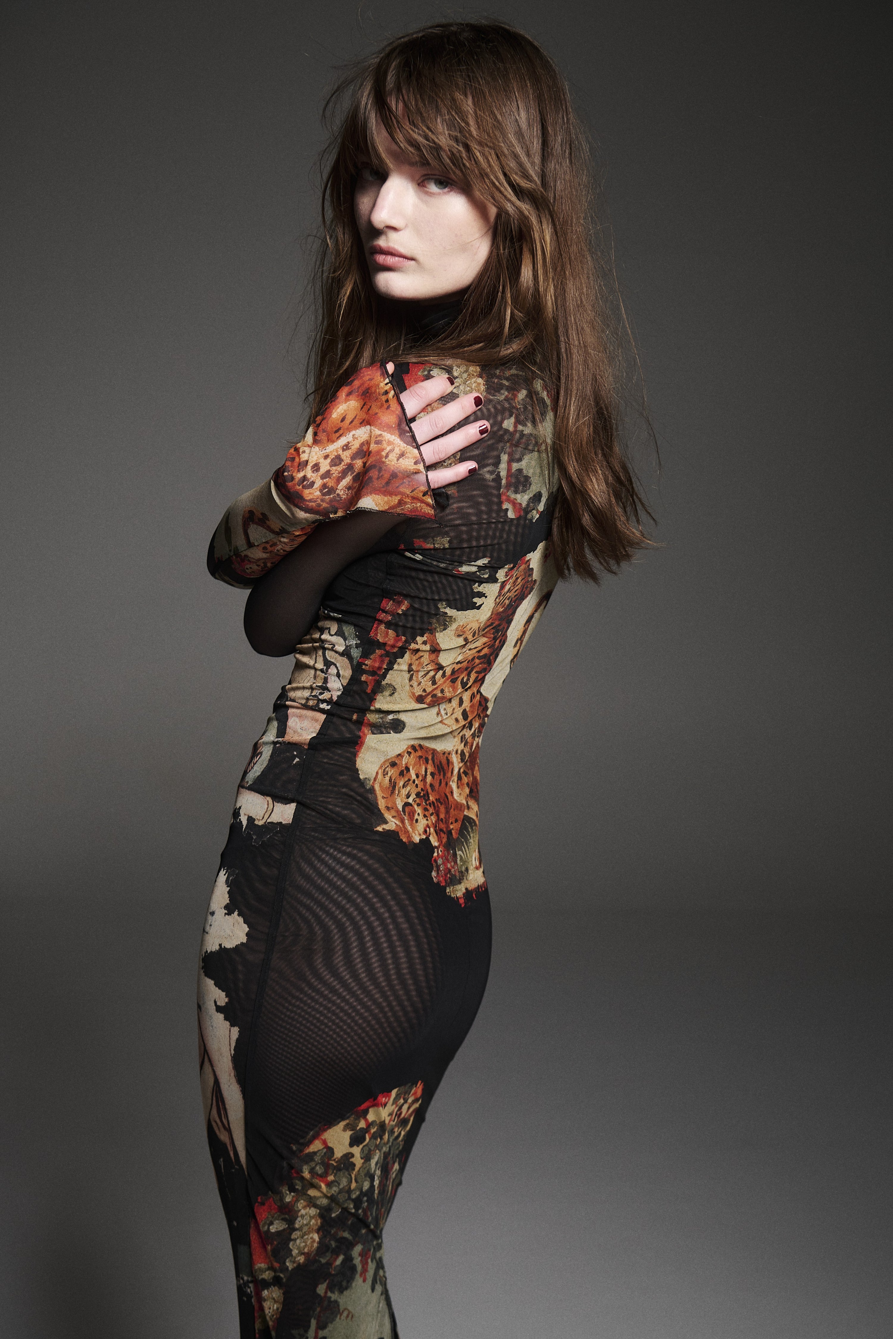 Bastet Pheonix Mesh Dress