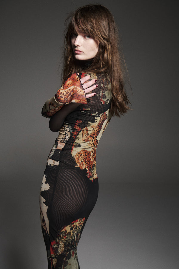 Bastet Pheonix Mesh Dress