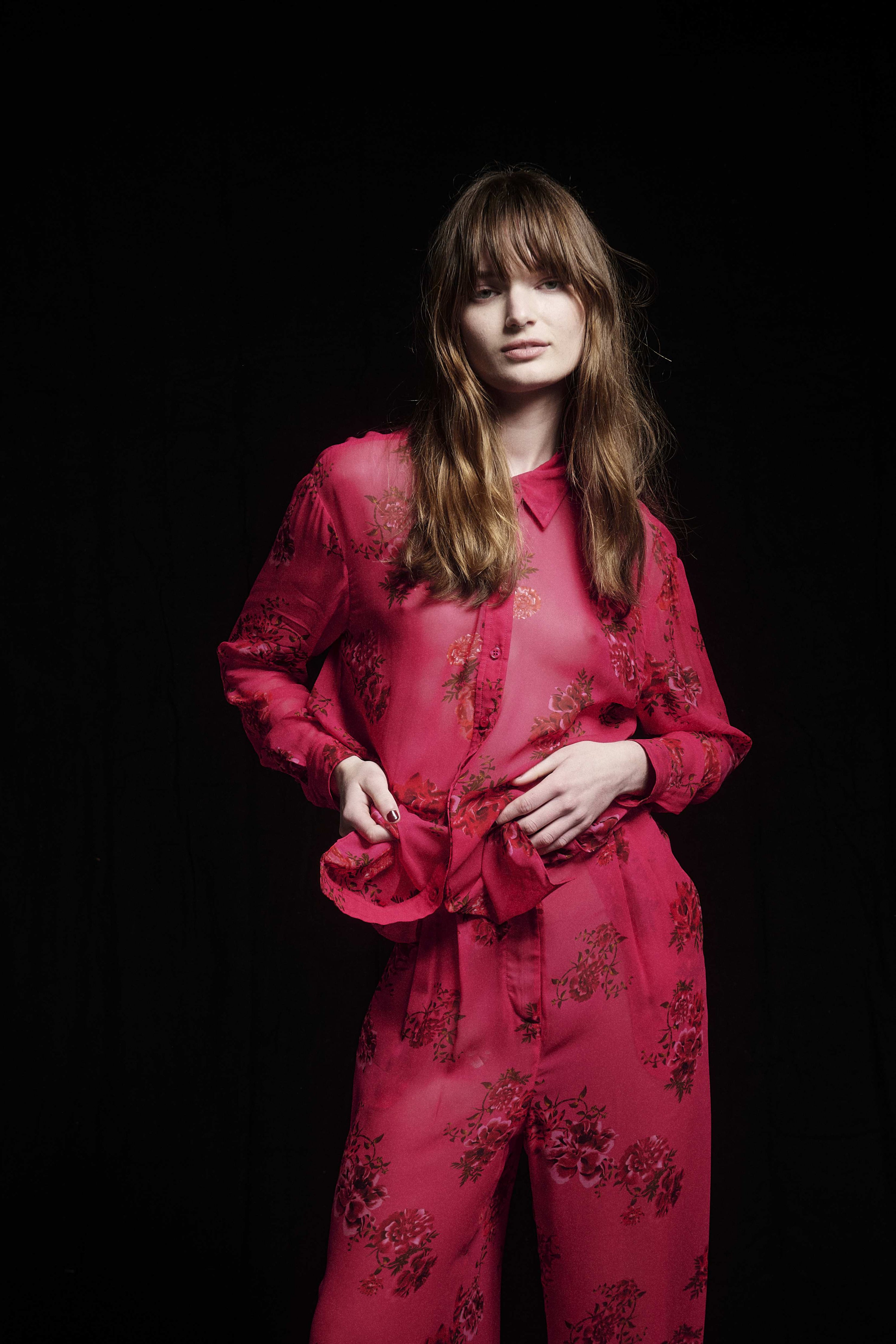 Magenta Bloom Mikel Pant