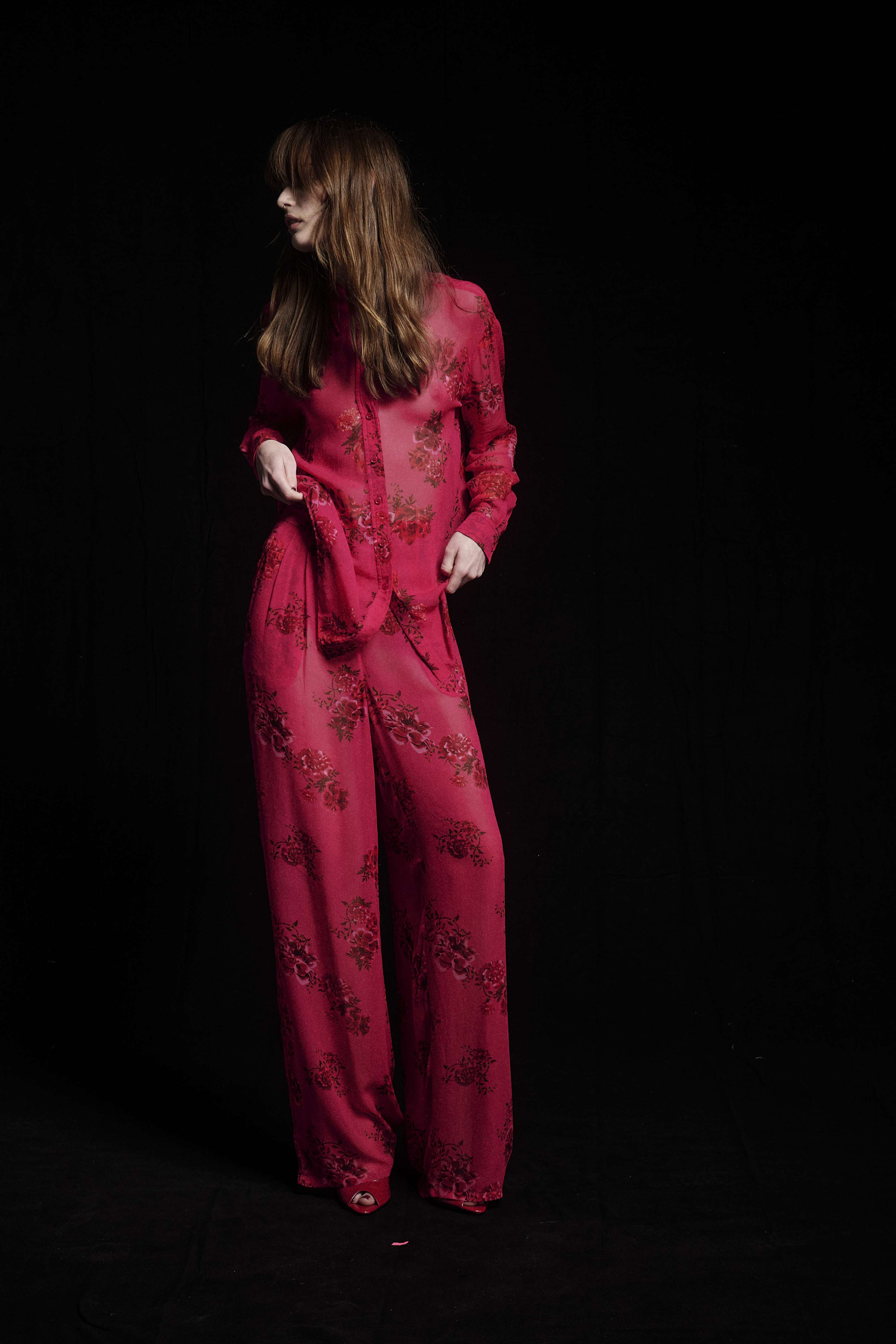 Magenta Bloom Mikel Pant