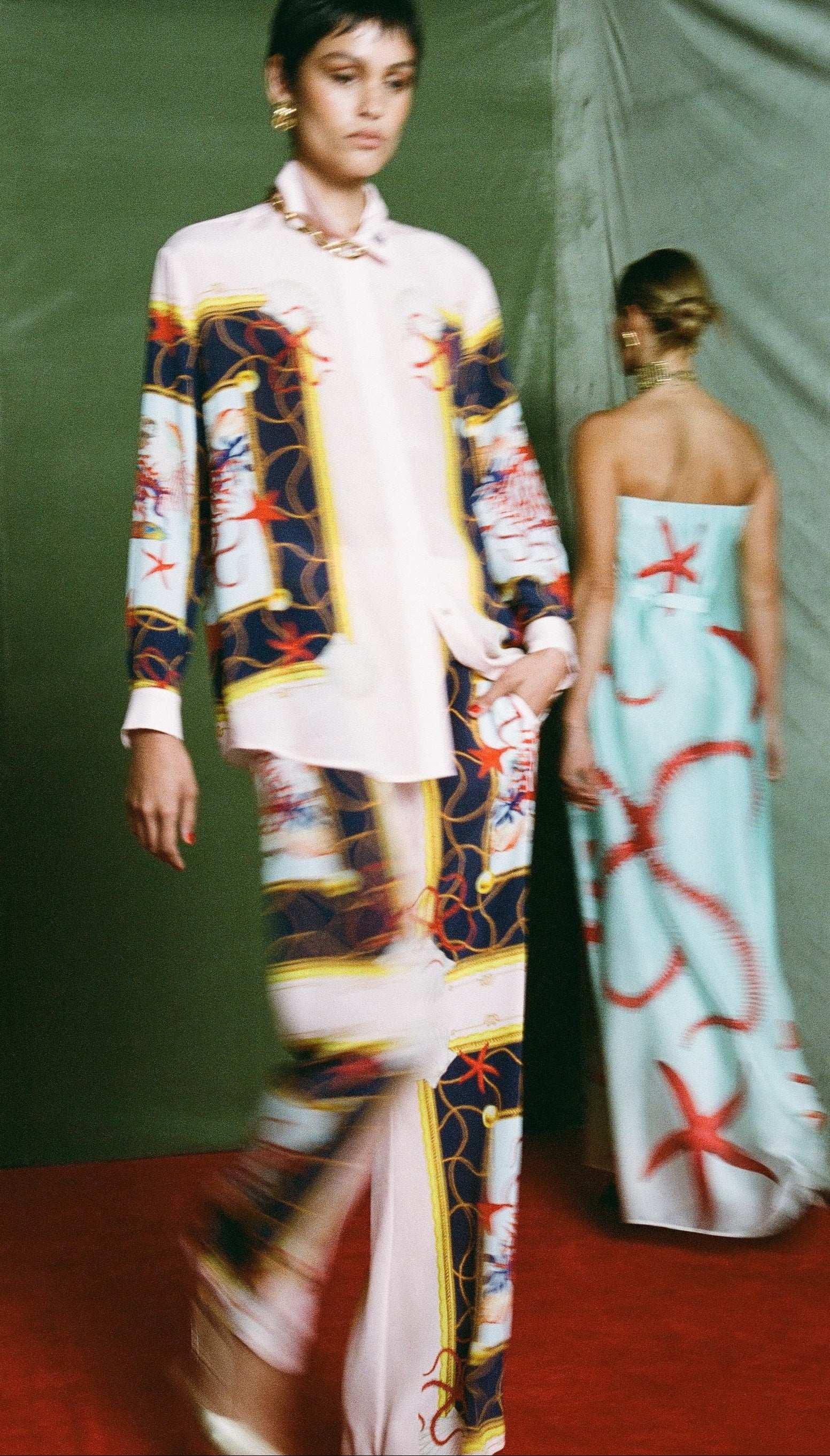 Coral Netting Long Sleeve Shirt - MUMA WORLD