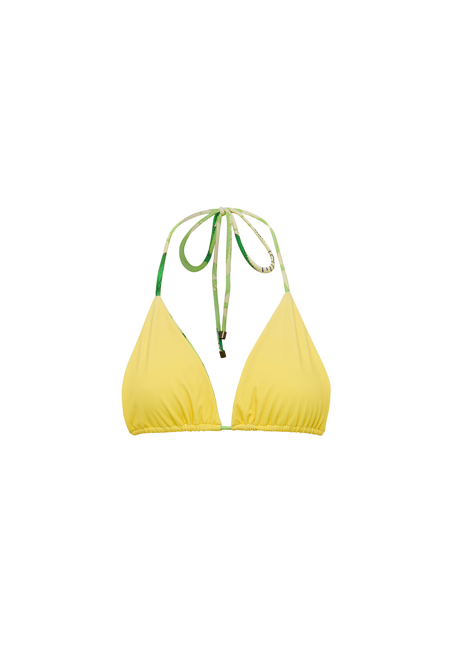 Yin Lotus Illustrated Reversible Bikini Top