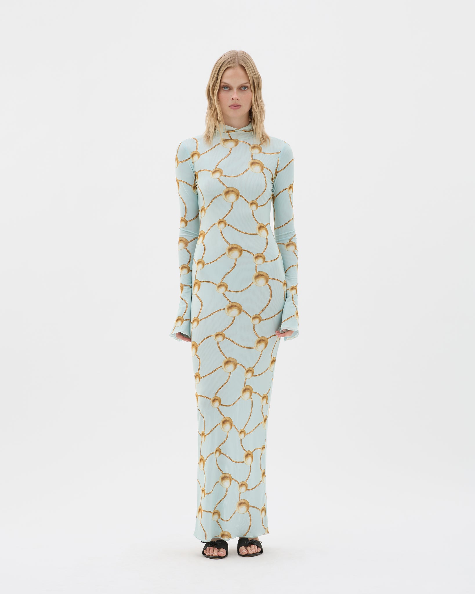 Gold Netted Phoenix Dress - MUMA WORLD  Dress