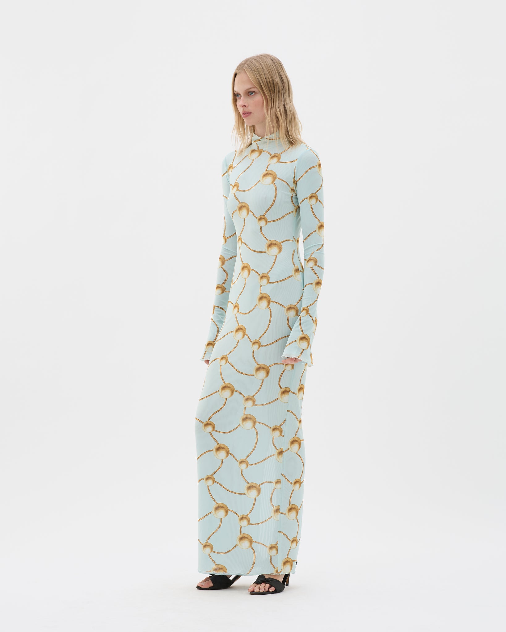 Gold Netted Phoenix Dress - MUMA WORLD  Dress