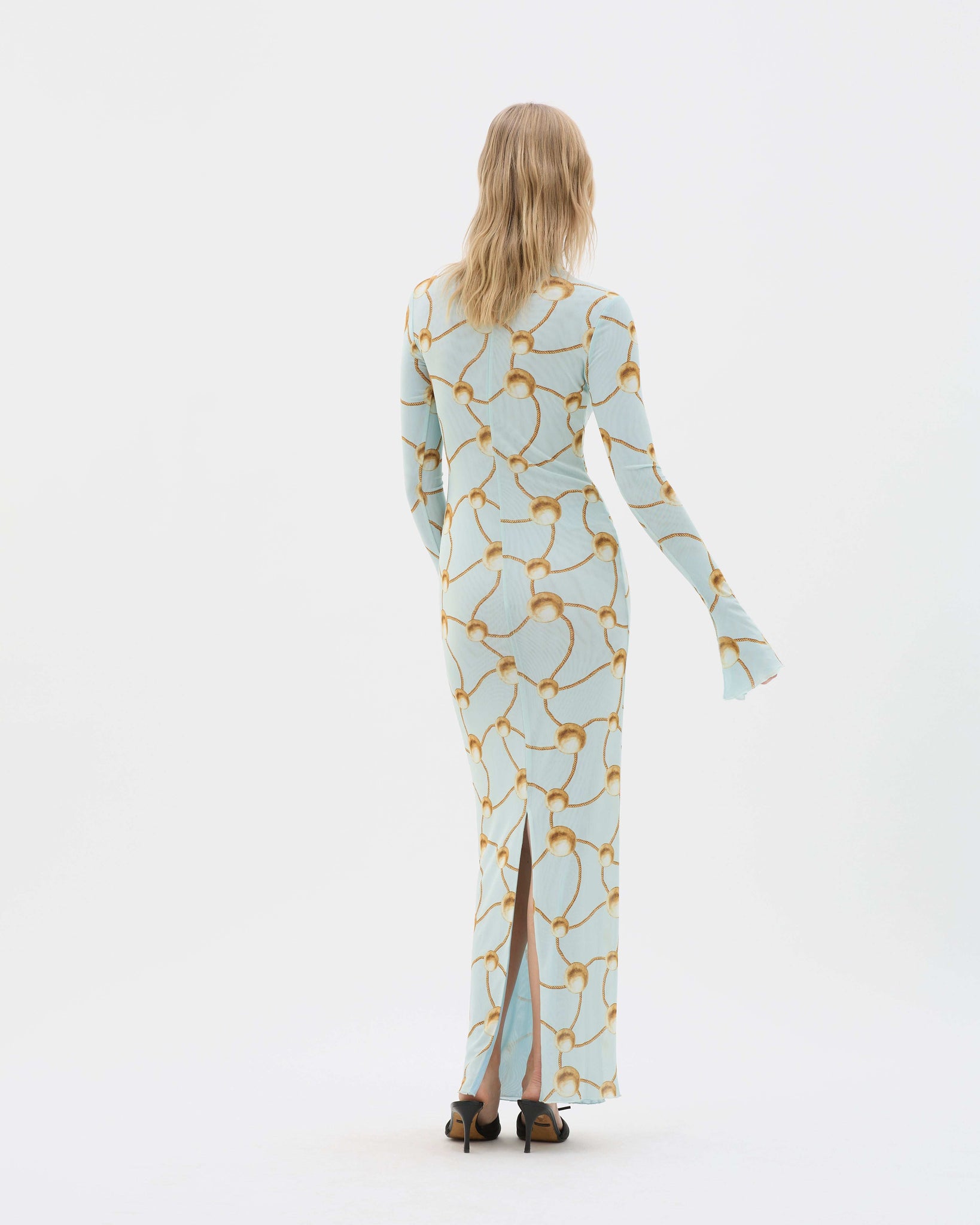 Gold Netted Phoenix Dress - MUMA WORLD  Dress