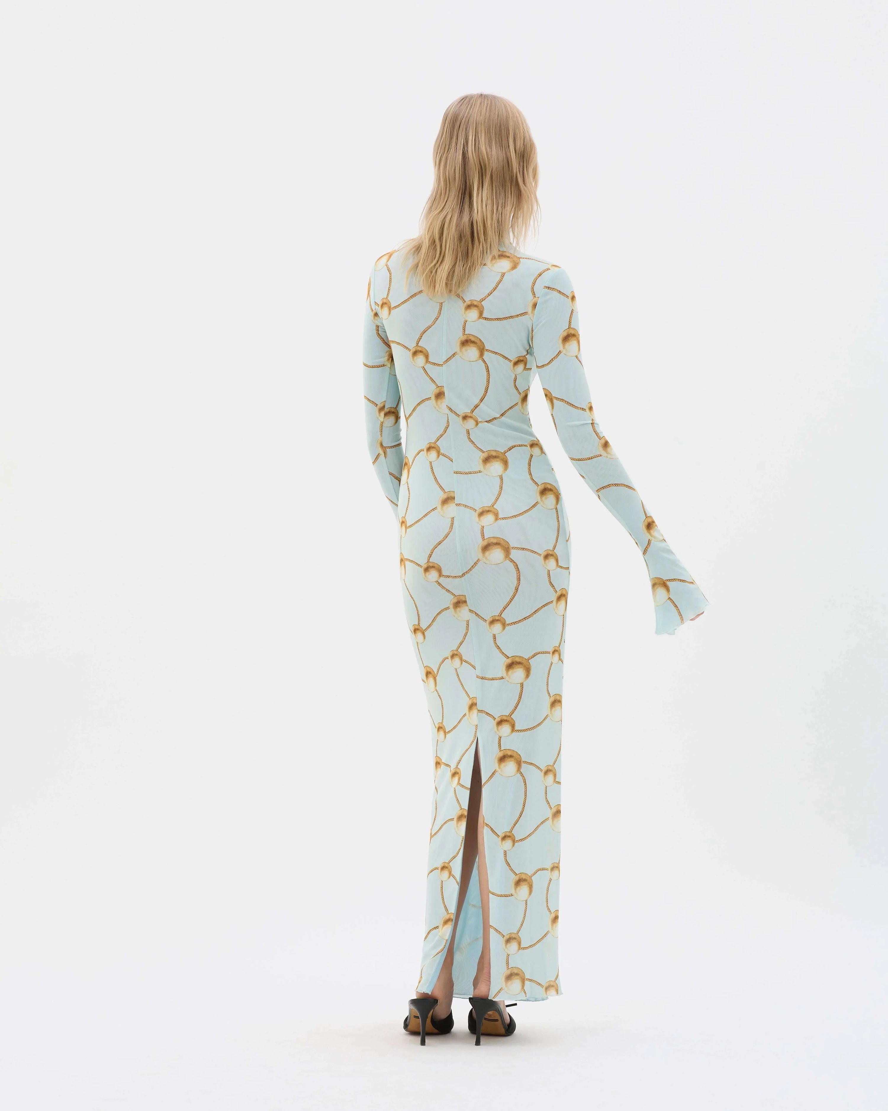 Gold Netted Phoenix Dress - MUMA WORLD