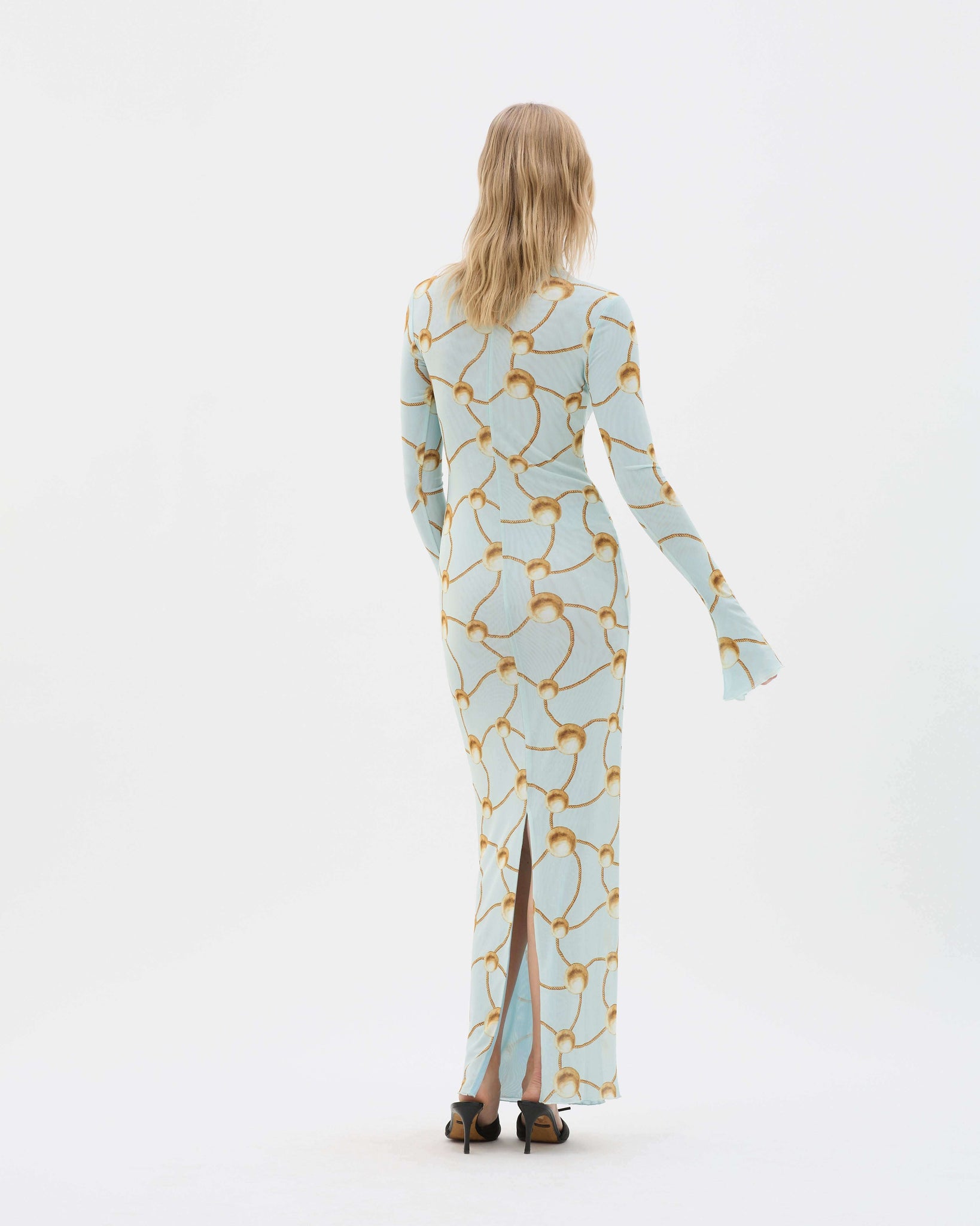 Gold Netted Phoenix Dress - MUMA WORLD  Dress