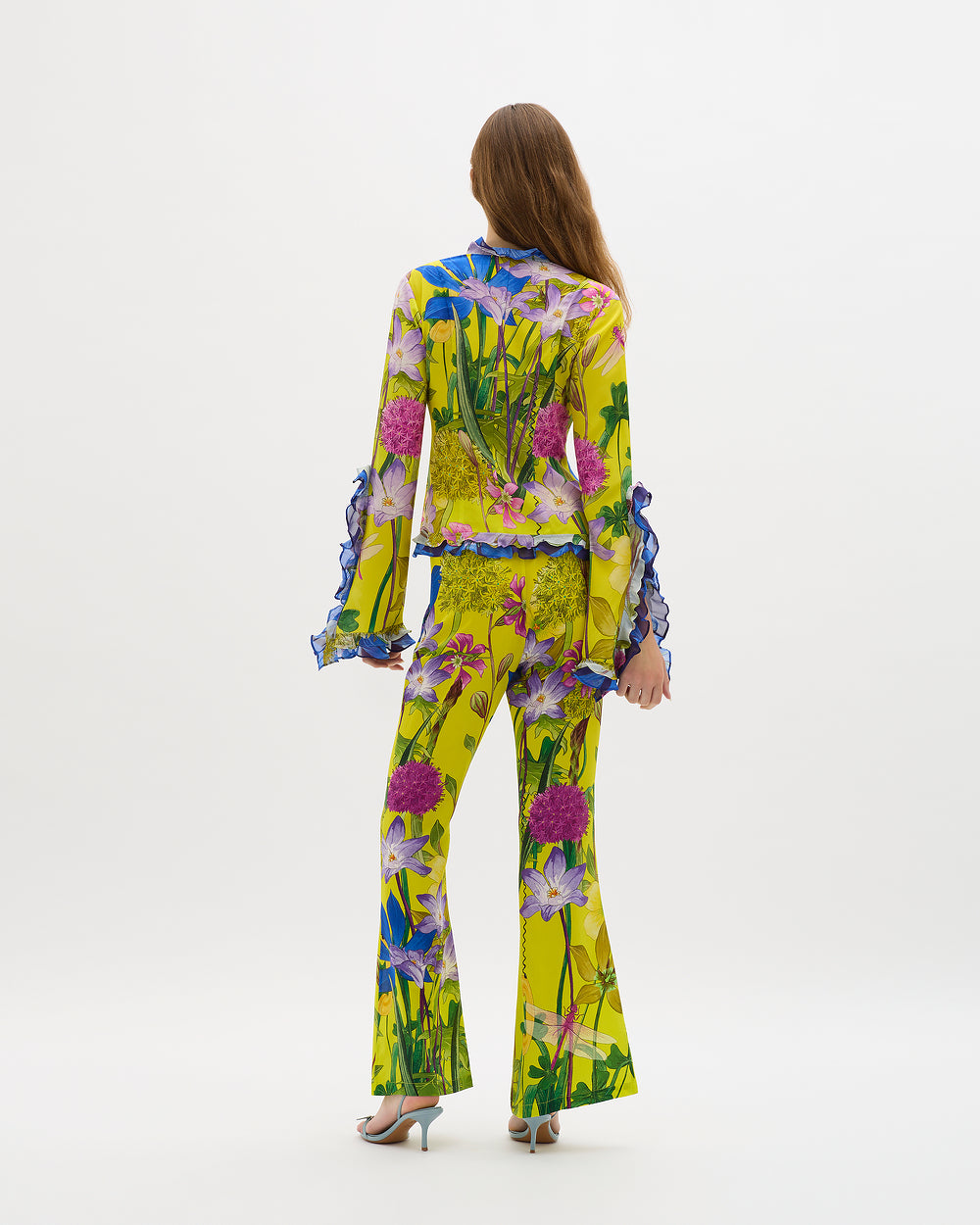 In The Garden Belel Ruffle Top - MUMA WORLD  Top