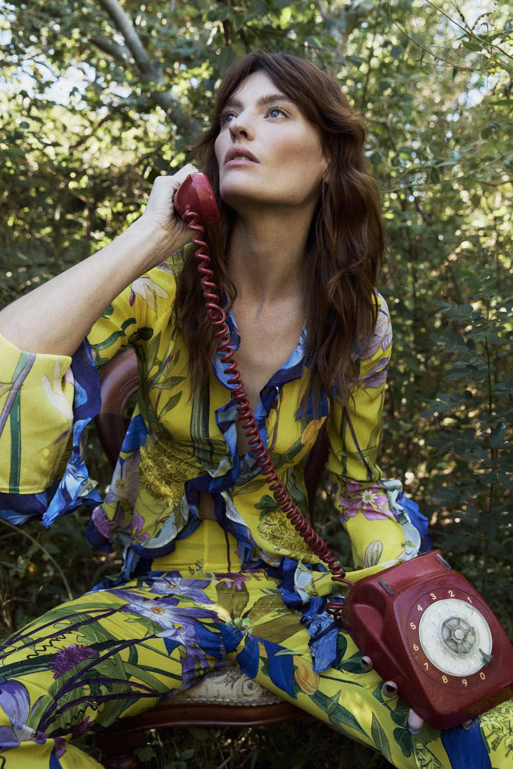 In The Garden Belel Ruffle Top - MUMA WORLD  Top