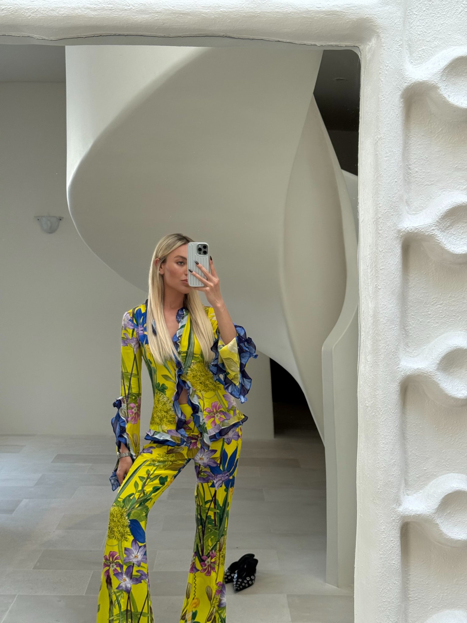 In The Garden Belel Ruffle Top