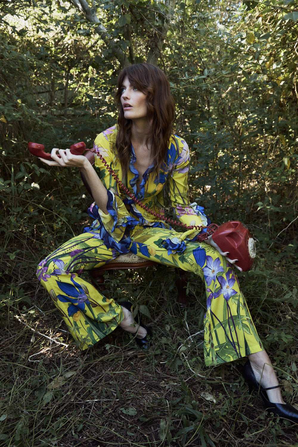 In The Garden Belel Tailored Ruffle Pants - MUMA WORLD  Pant