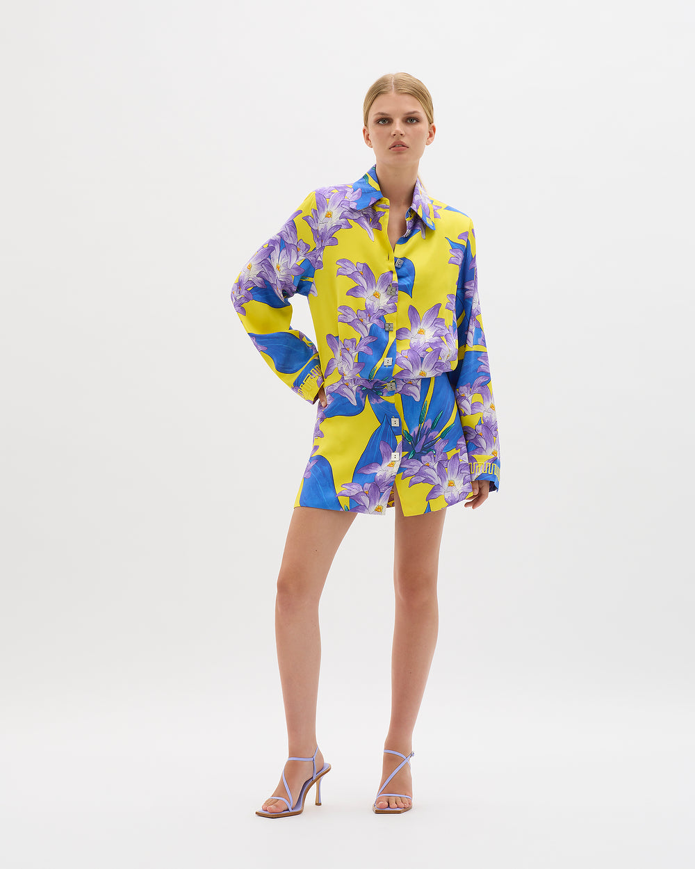 In The Garden Classic Shirt Dress - MUMA WORLD  Dress