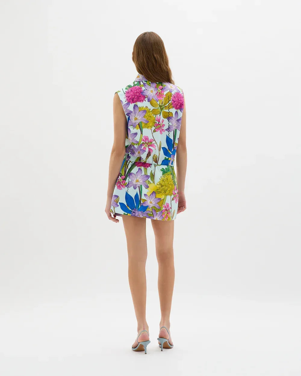 In The Garden Tailored Vest Dress - MUMA WORLD