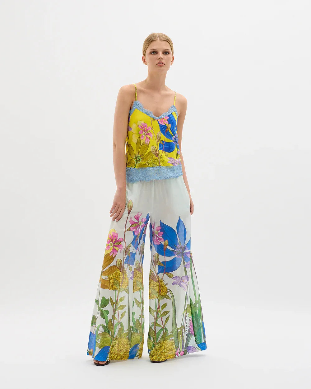 In The Garden Wide Leg Pants - MUMA WORLD