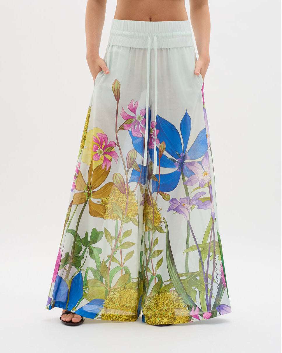 In The Garden Wide Leg Pants - MUMA WORLD  Pant