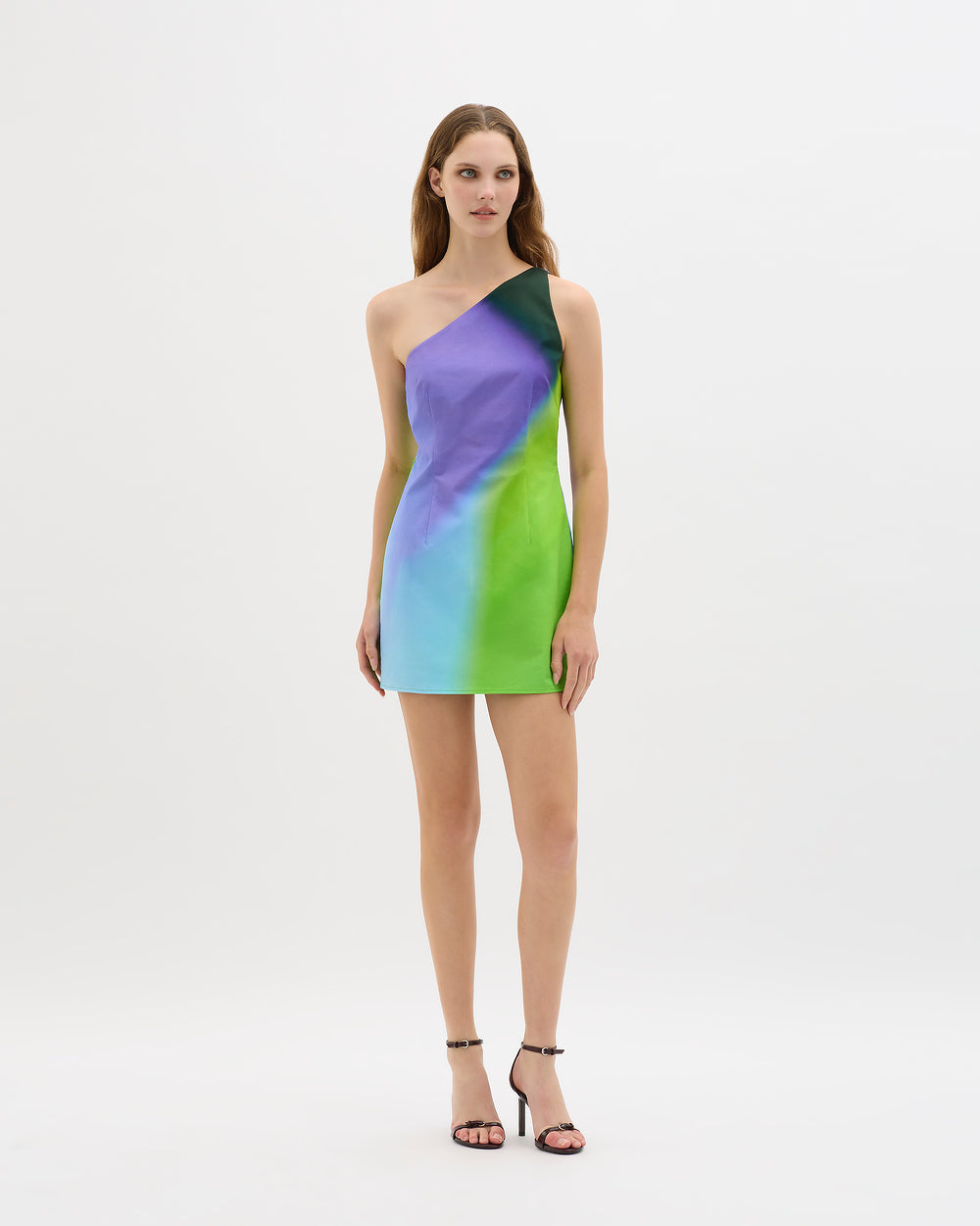 Kaleidoscope One Shoulder Mini Dress - MUMA WORLD  Dress