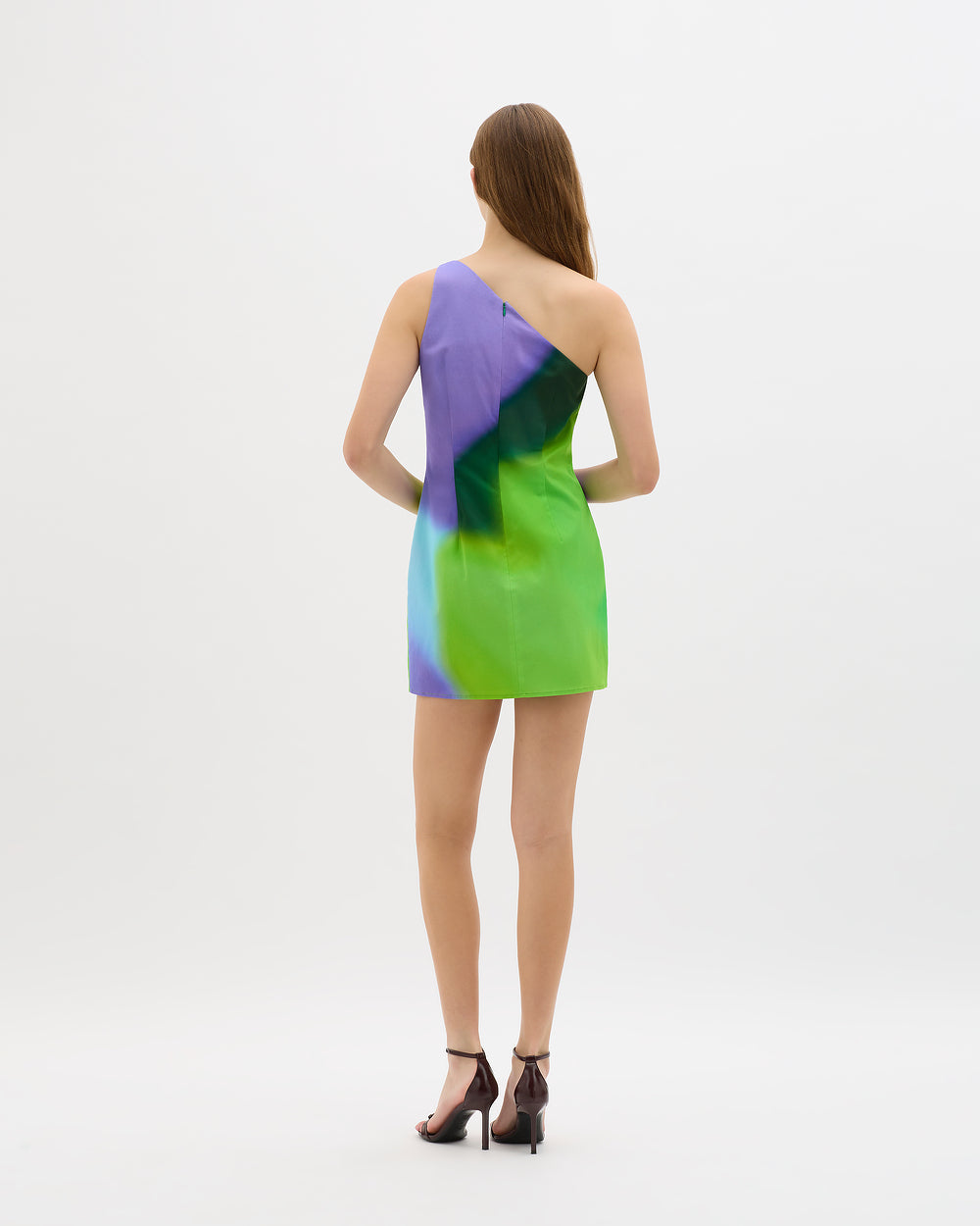 Kaleidoscope One Shoulder Mini Dress - MUMA WORLD  Dress