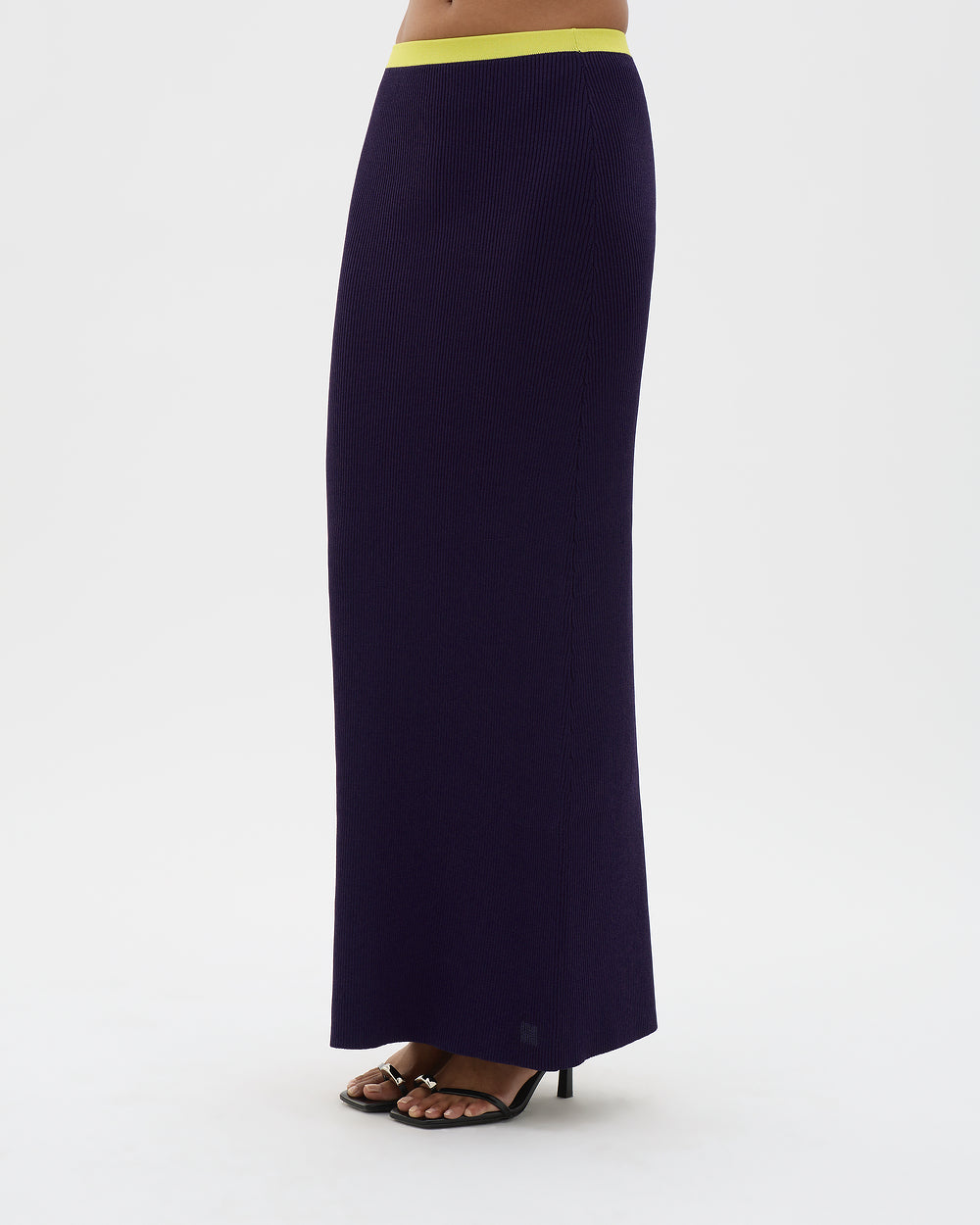 La Plage Jacquard Knit Long Skirt - MUMA WORLD  Skirt