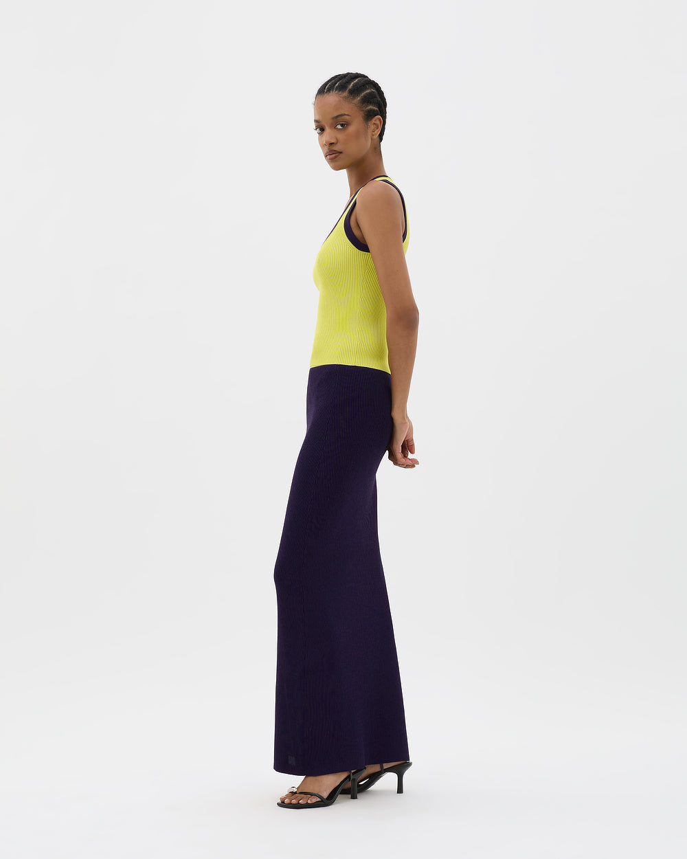 La Plage Jacquard Knit Long Skirt - MUMA WORLD  Skirt