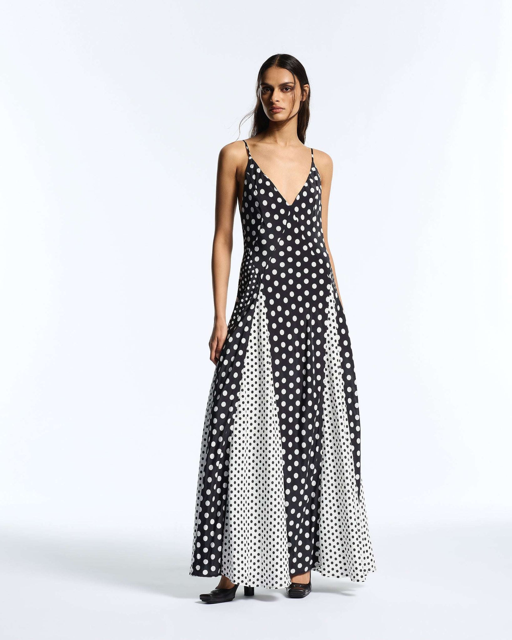 Mixed Polkadot Altair Dress