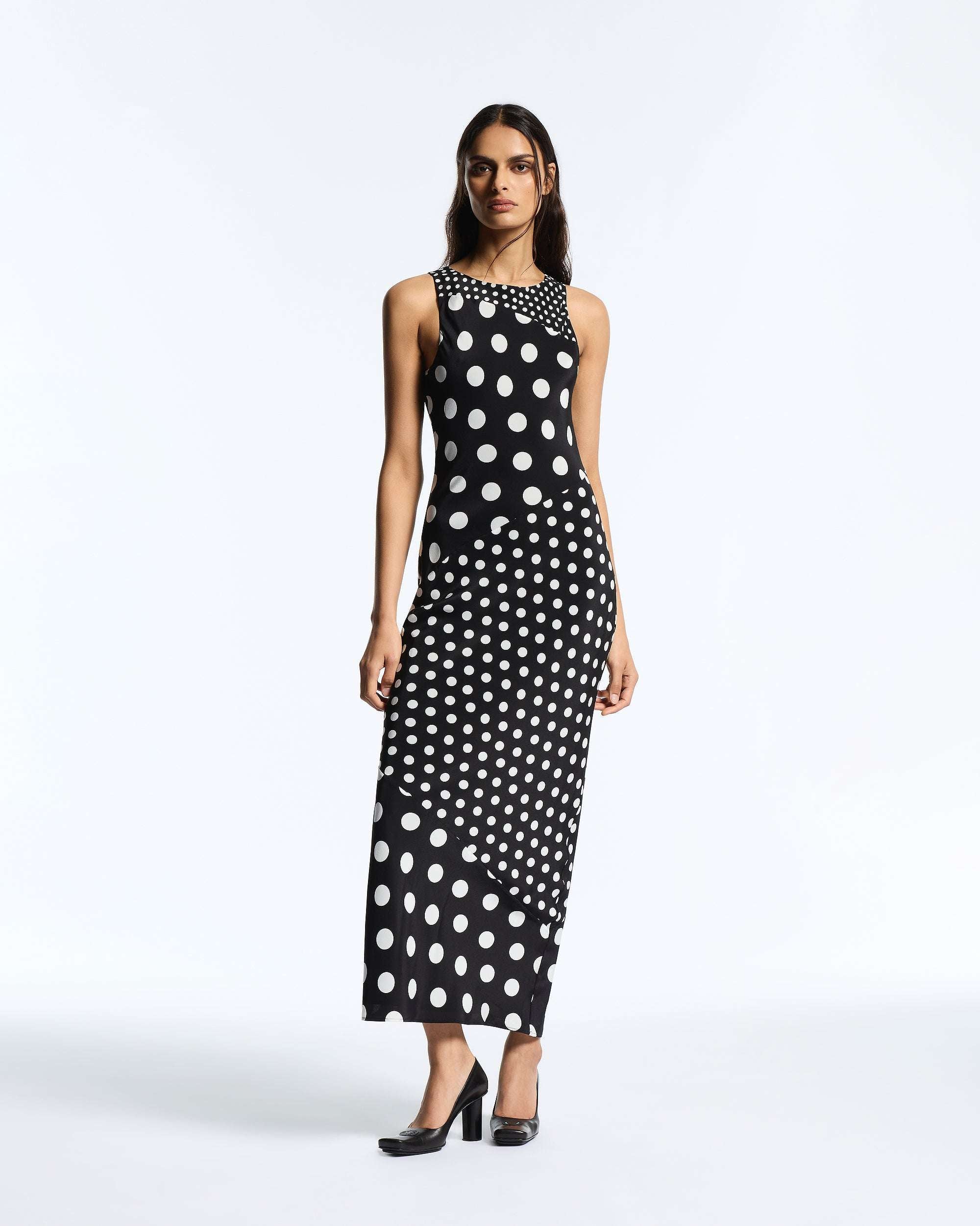 Mixed Polkadot Electra Dress