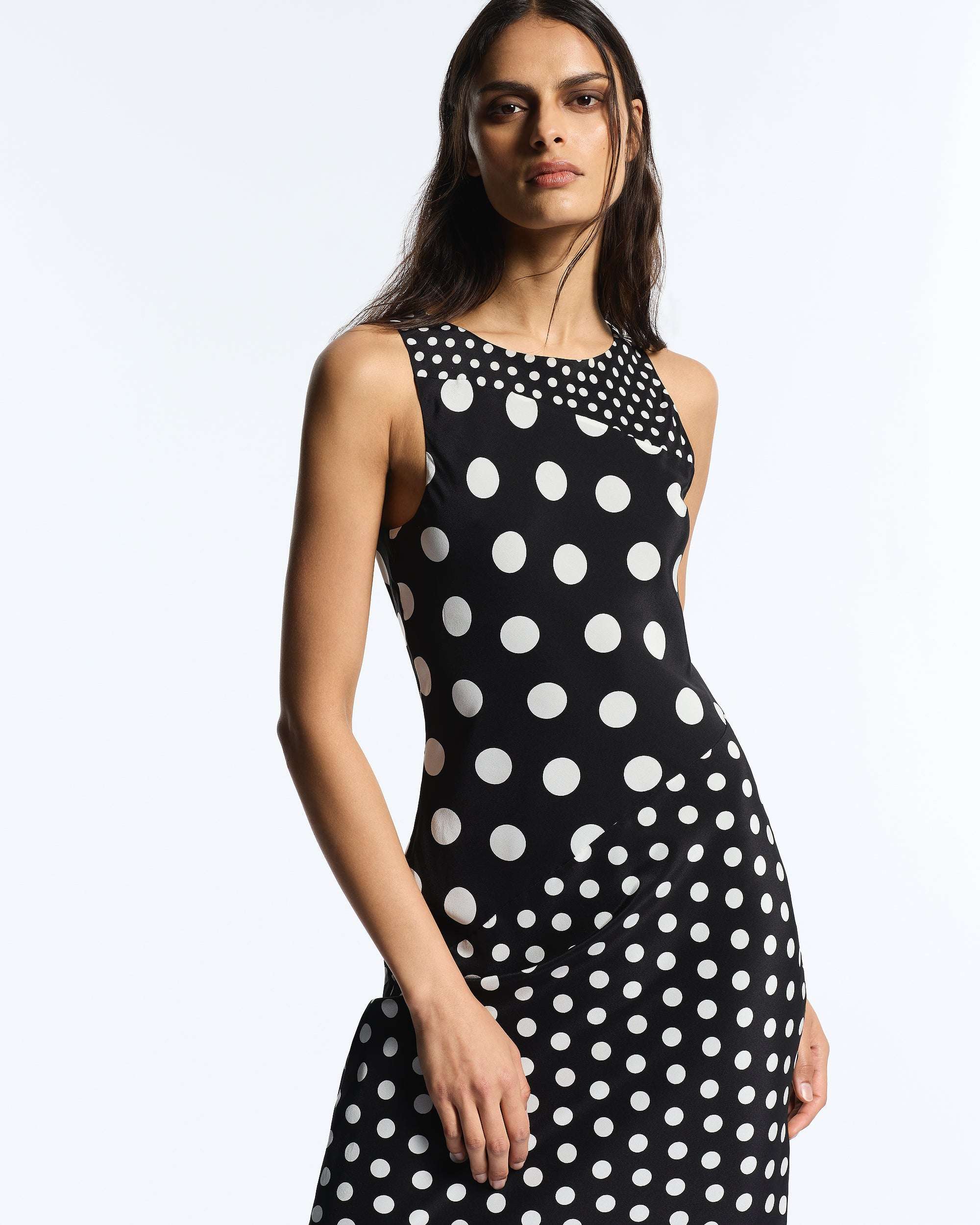 Mixed Polkadot Electra Dress
