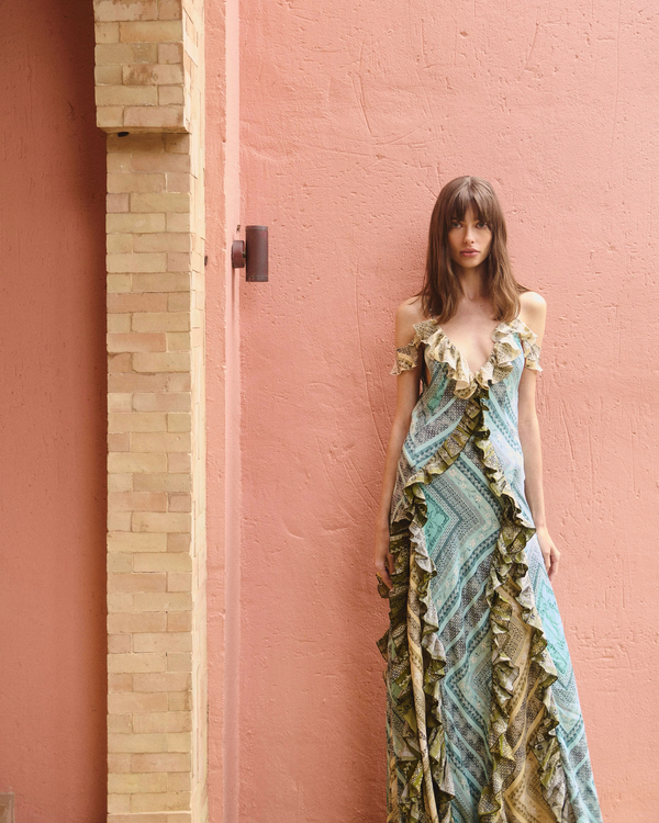 Azul Bandana Ruffle Altair Dress