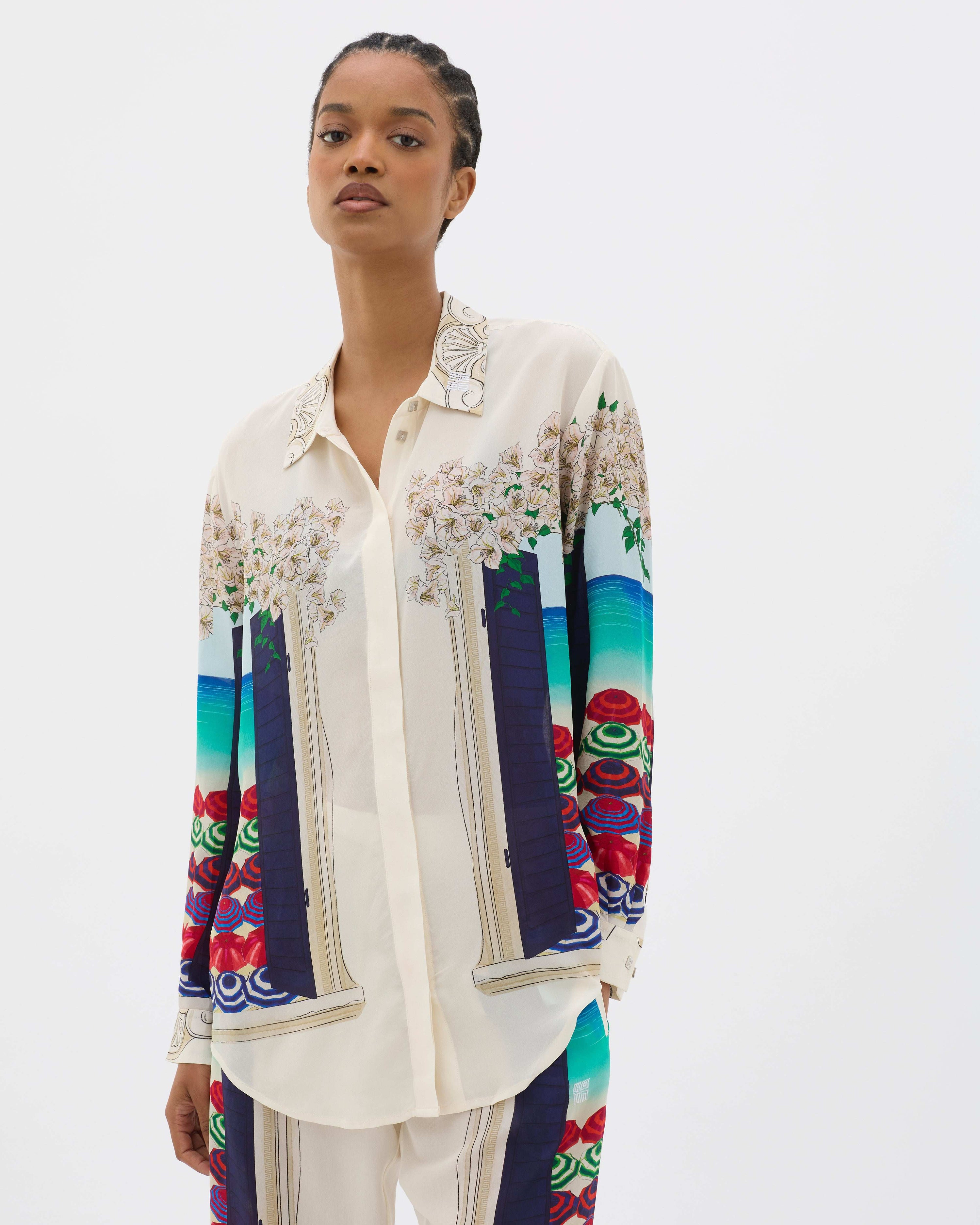 Riviera  Long Sleeve Shirt - MUMA WORLD  Top