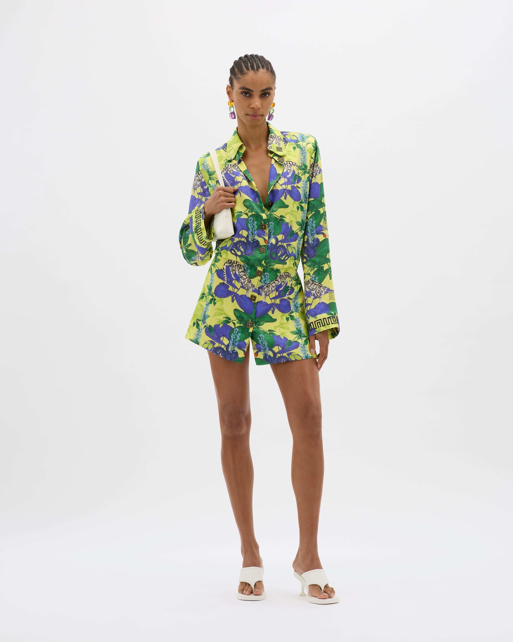 Yin Illustrated Shirt Dress