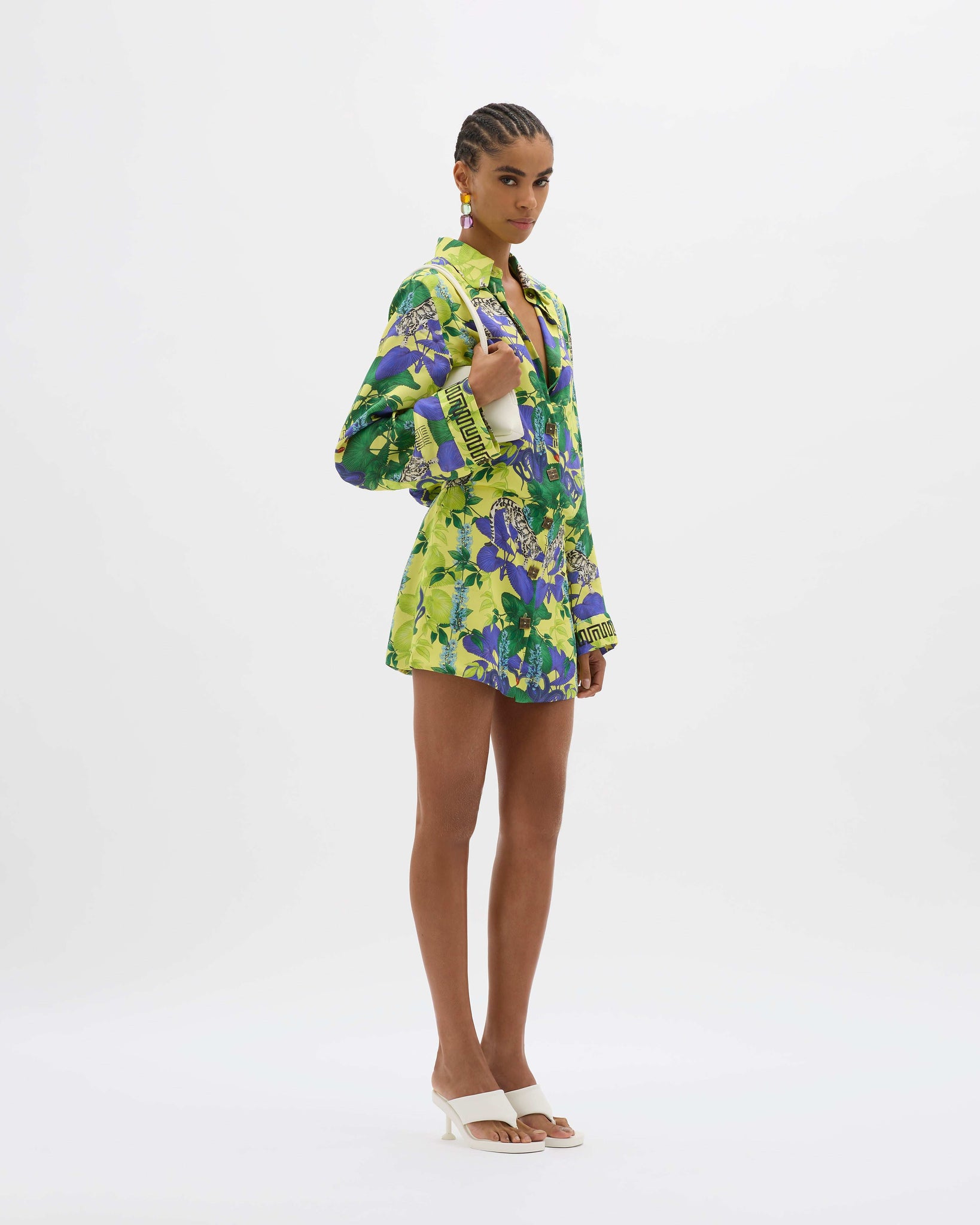 Yin Illustrated Shirt Dress